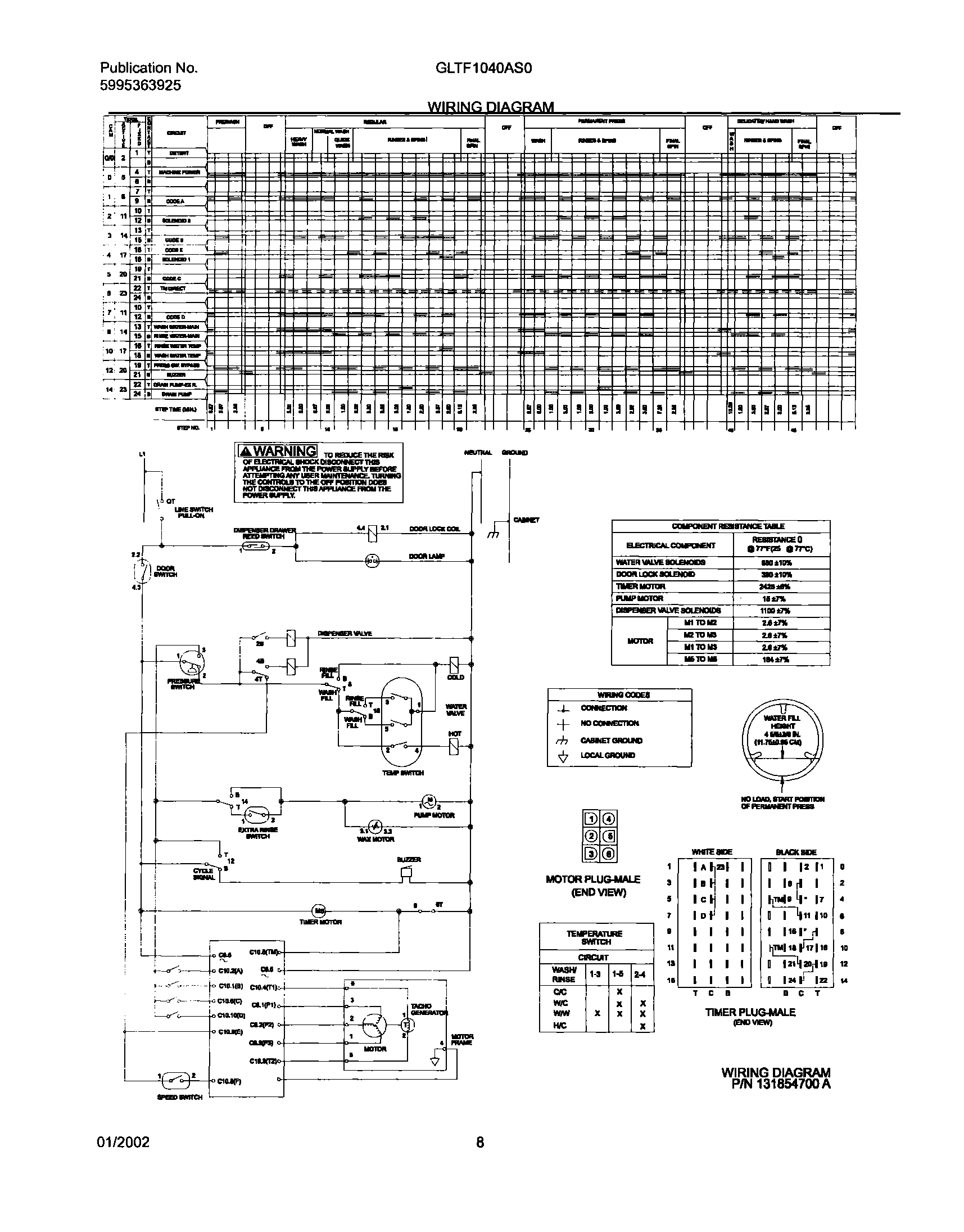 08 - 131854700 WIRING DIAGRAM