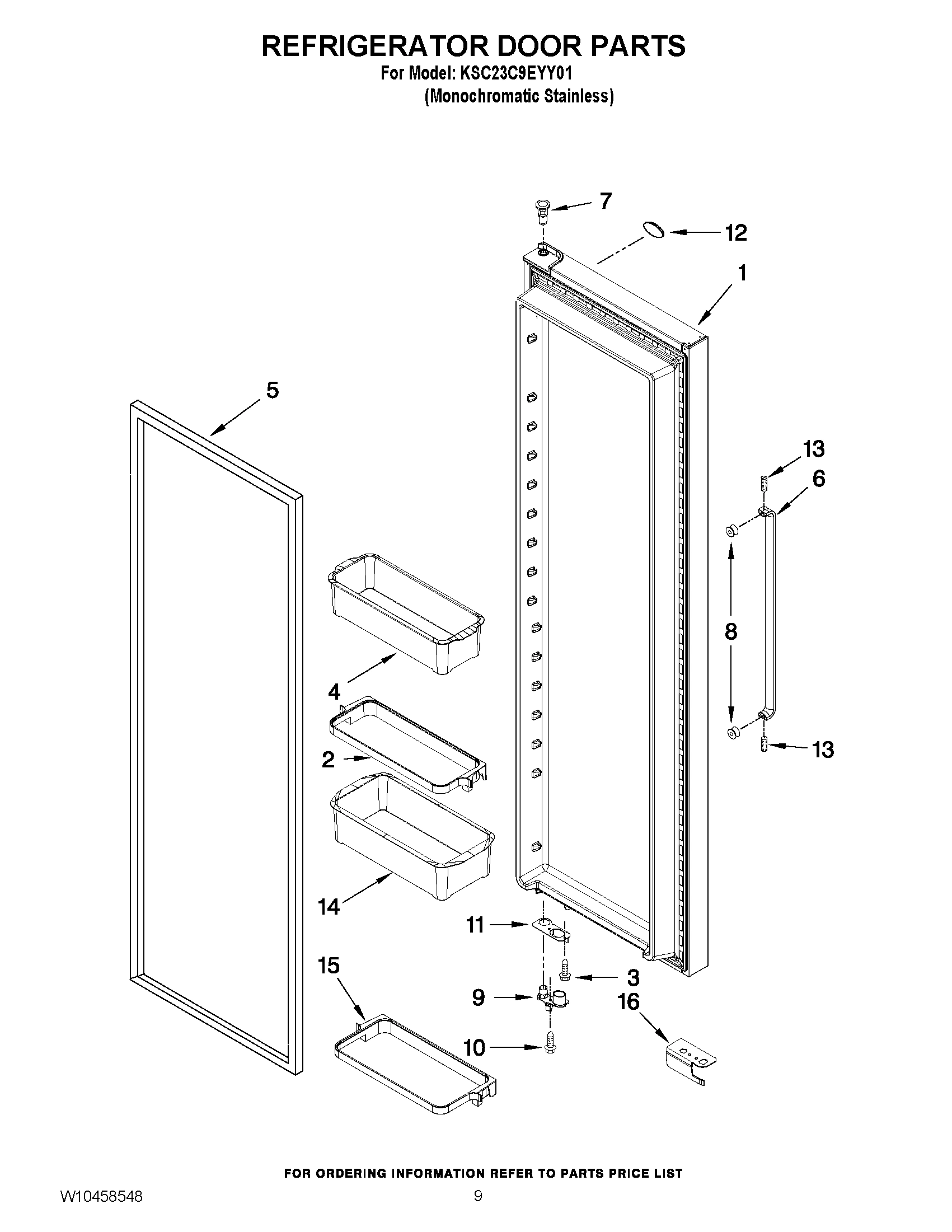 07 - REFRIGERATOR DOOR PARTS