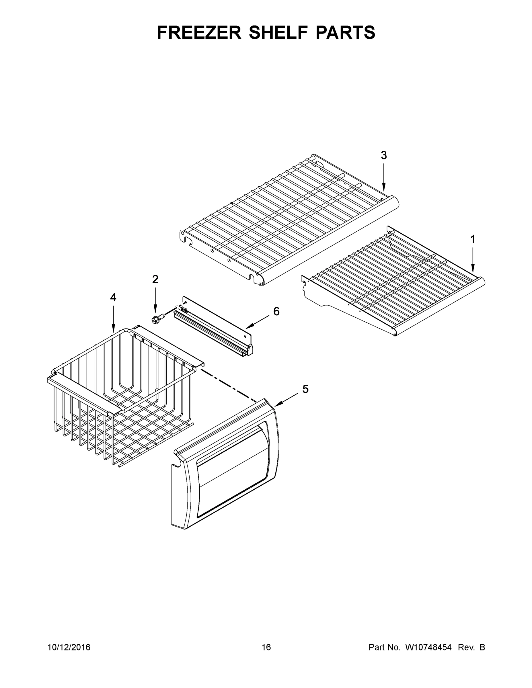 09 - FREEZER SHELF PARTS