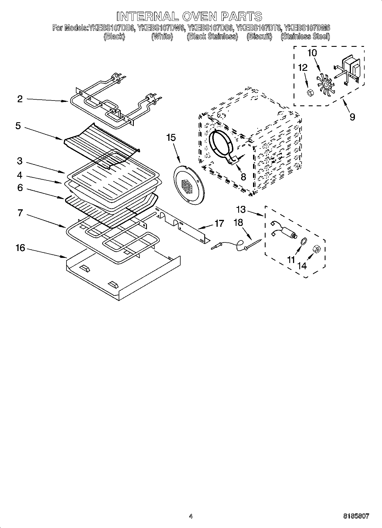03 - INTERNAL OVEN PARTS