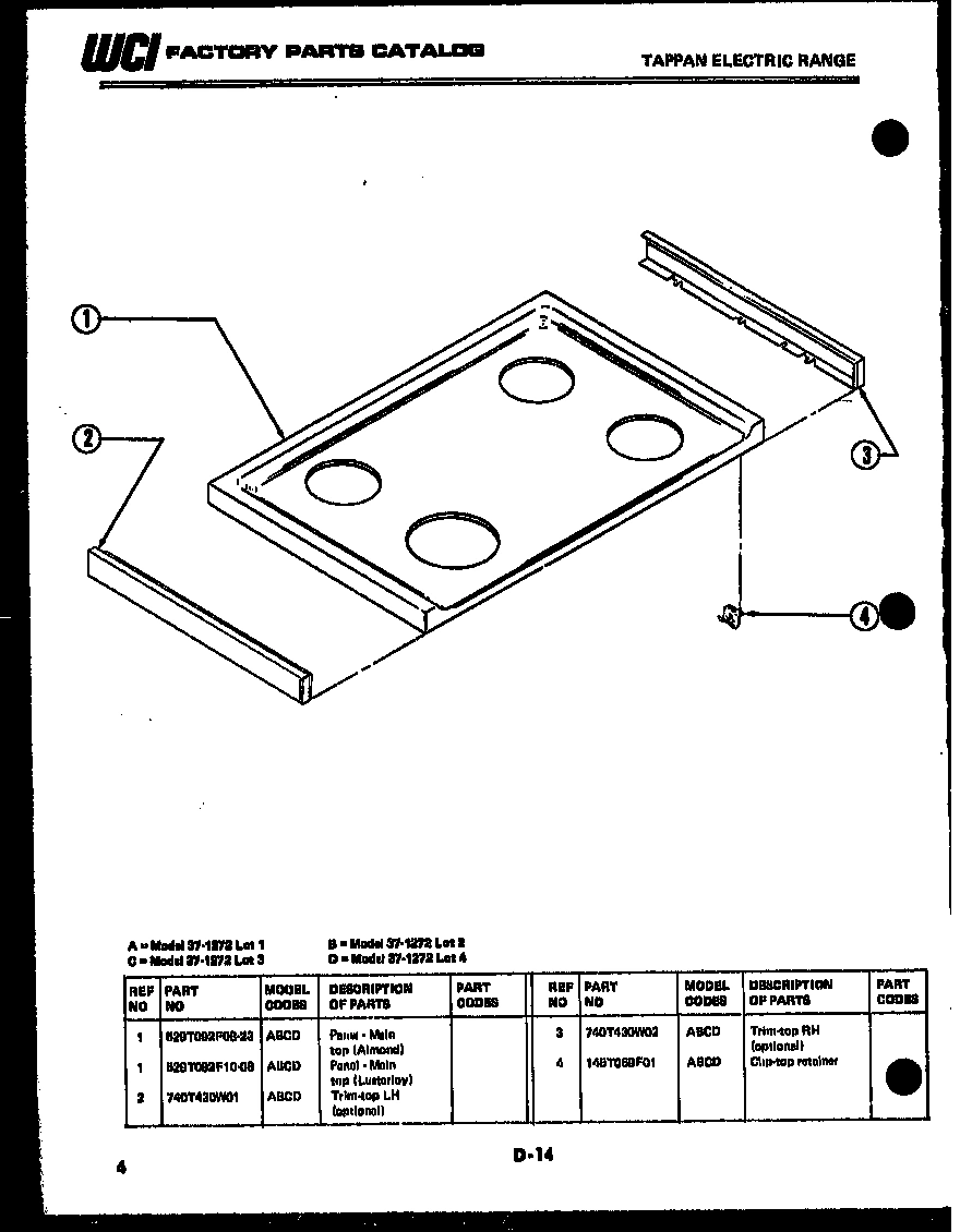 03 - DOOR, SEAL AND MOTOR PARTS