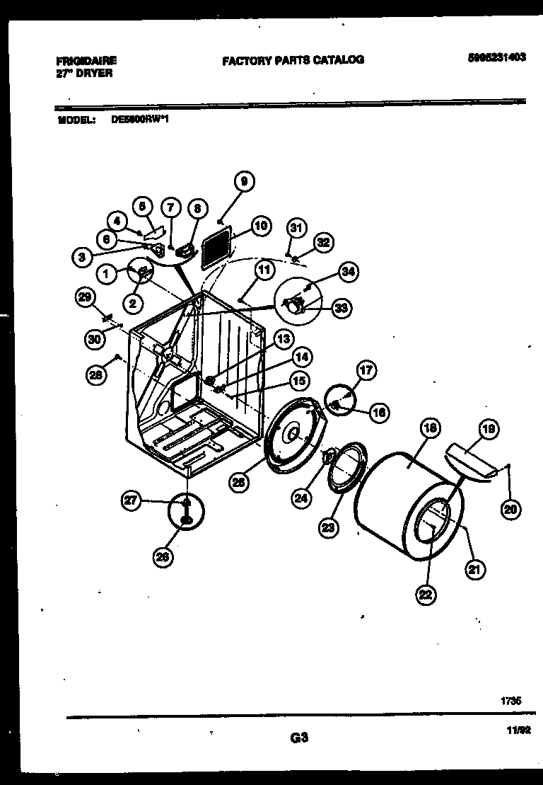 02 - CABINET AND COMPONENT PARTS