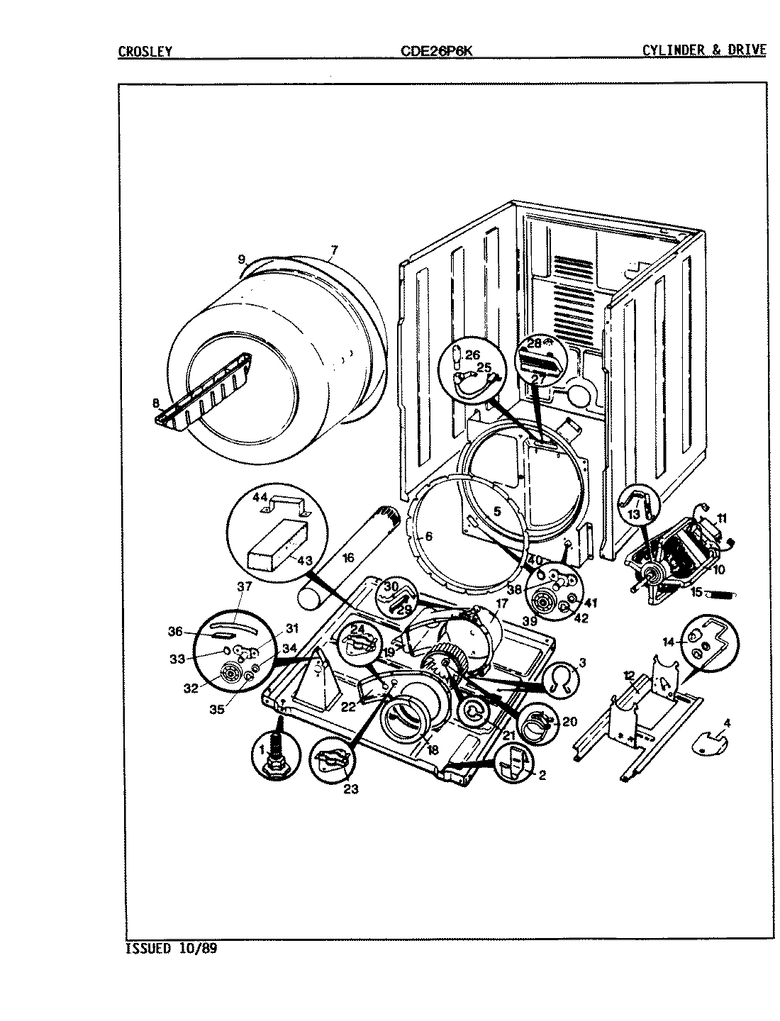 02 - CYLINDER & DRIVE (ORIG.& A-C)
