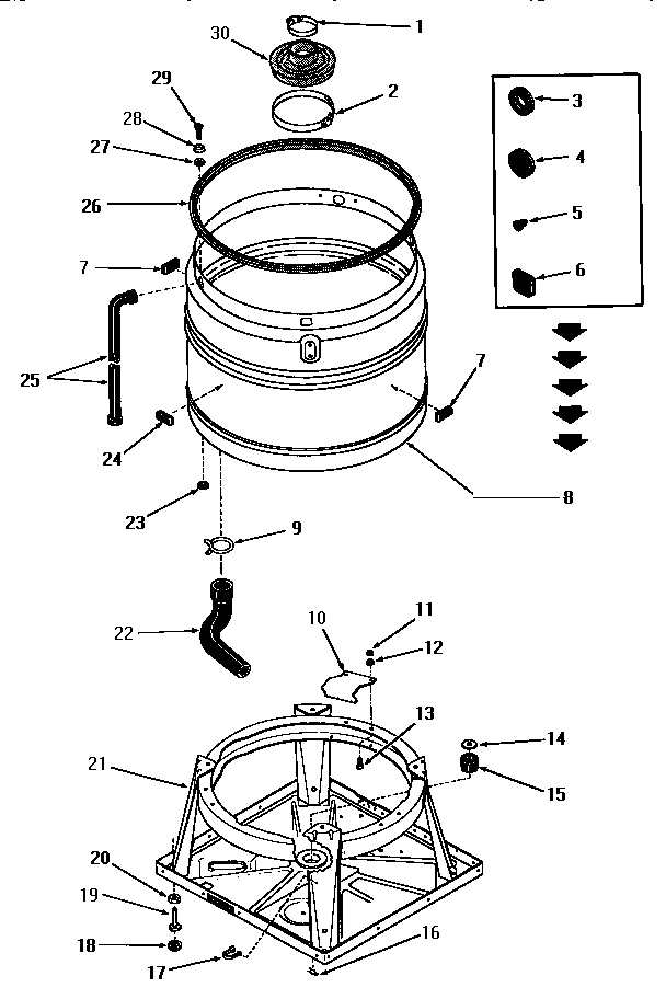 06 - BOOT, CHASSIS AND DRAIN TUB