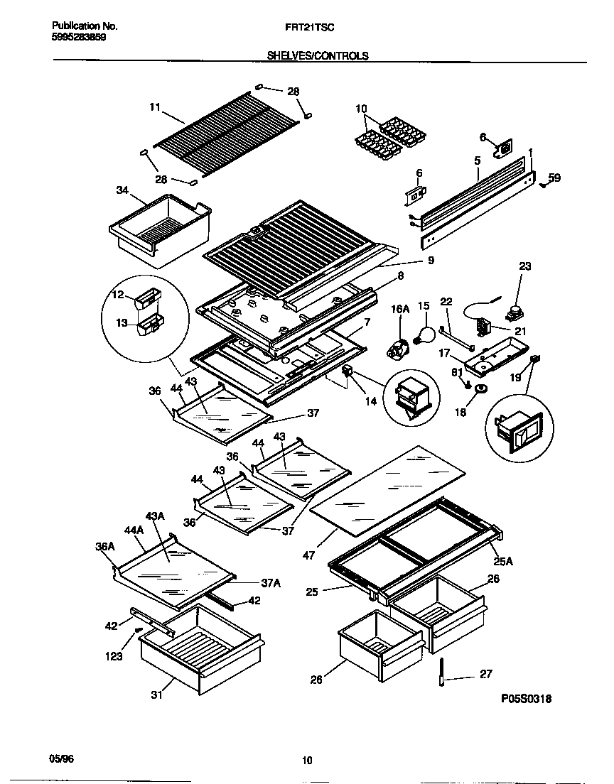 04 - SHELVES/CONTROLS