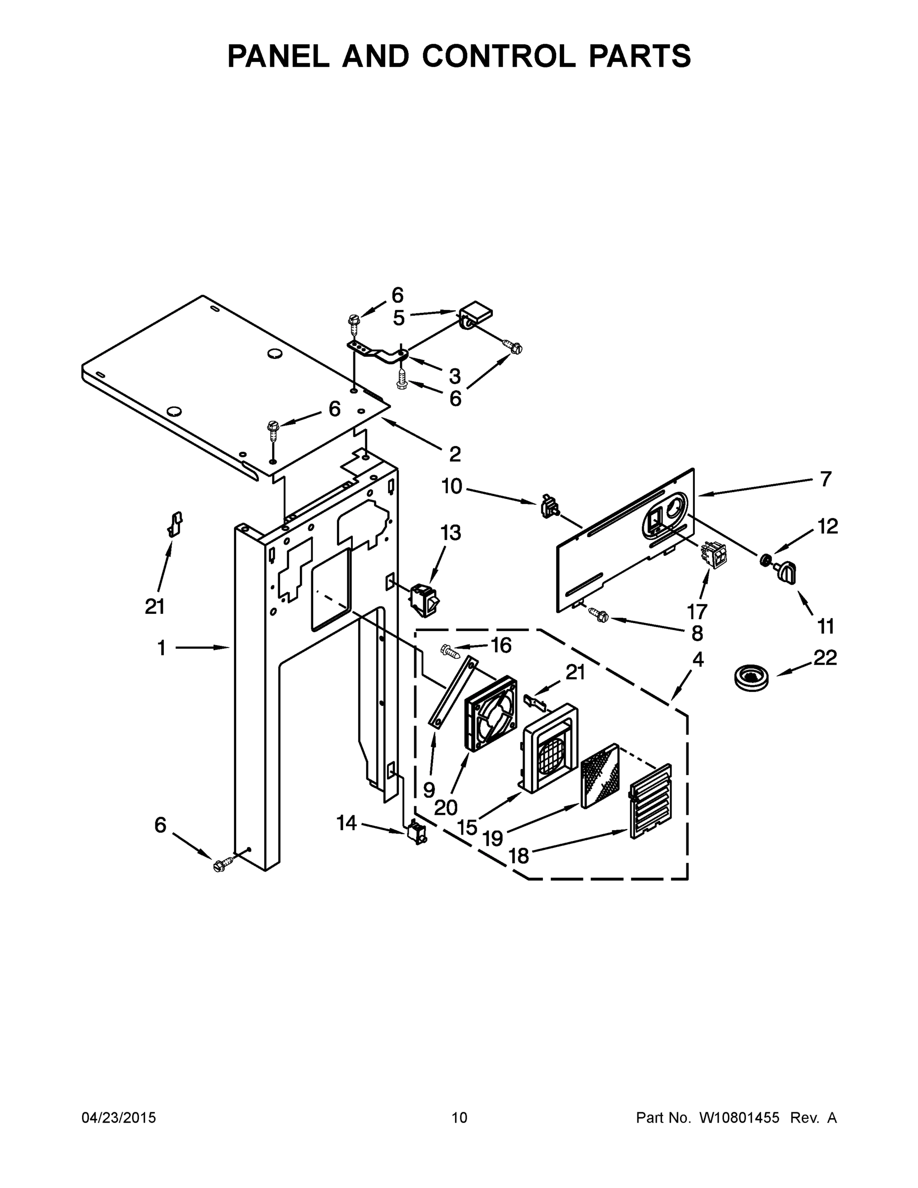 06 - PANEL AND CONTROL PARTS