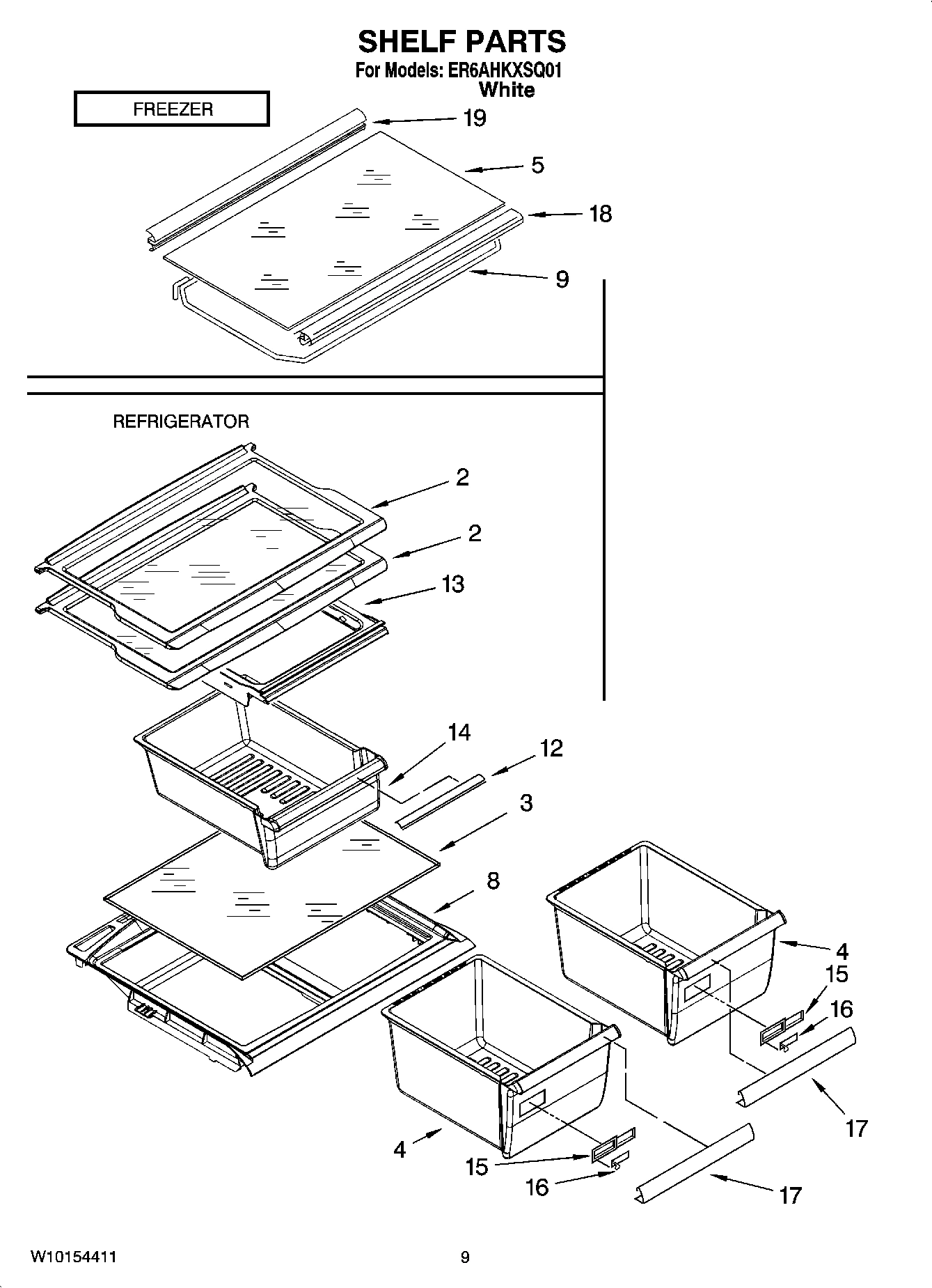 05 - SHELF PARTS, OPTIONAL PARTS