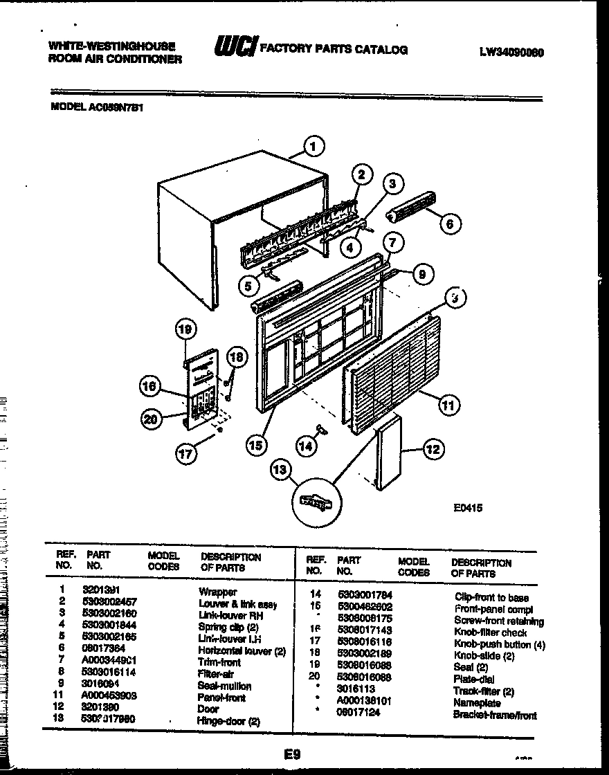 02 - CABINET PARTS