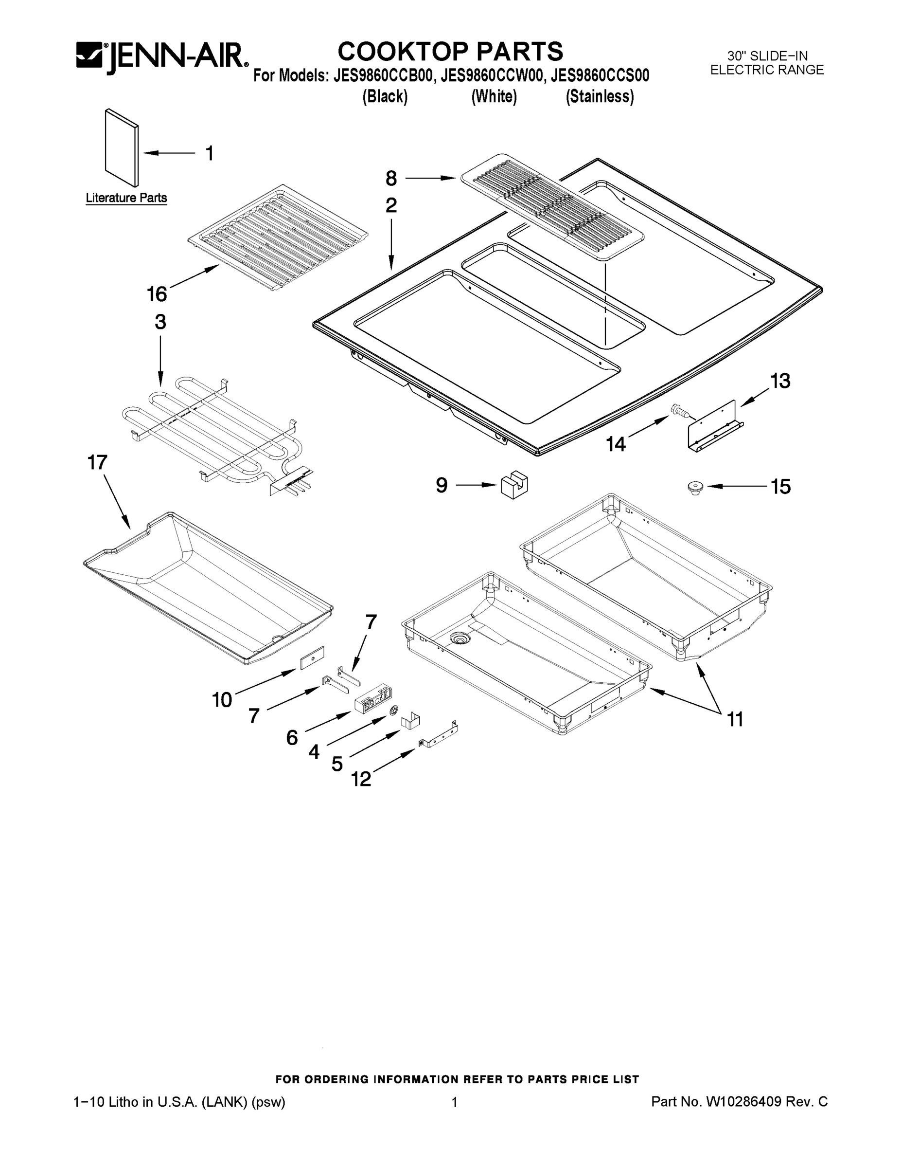 01 - COOKTOP PARTS