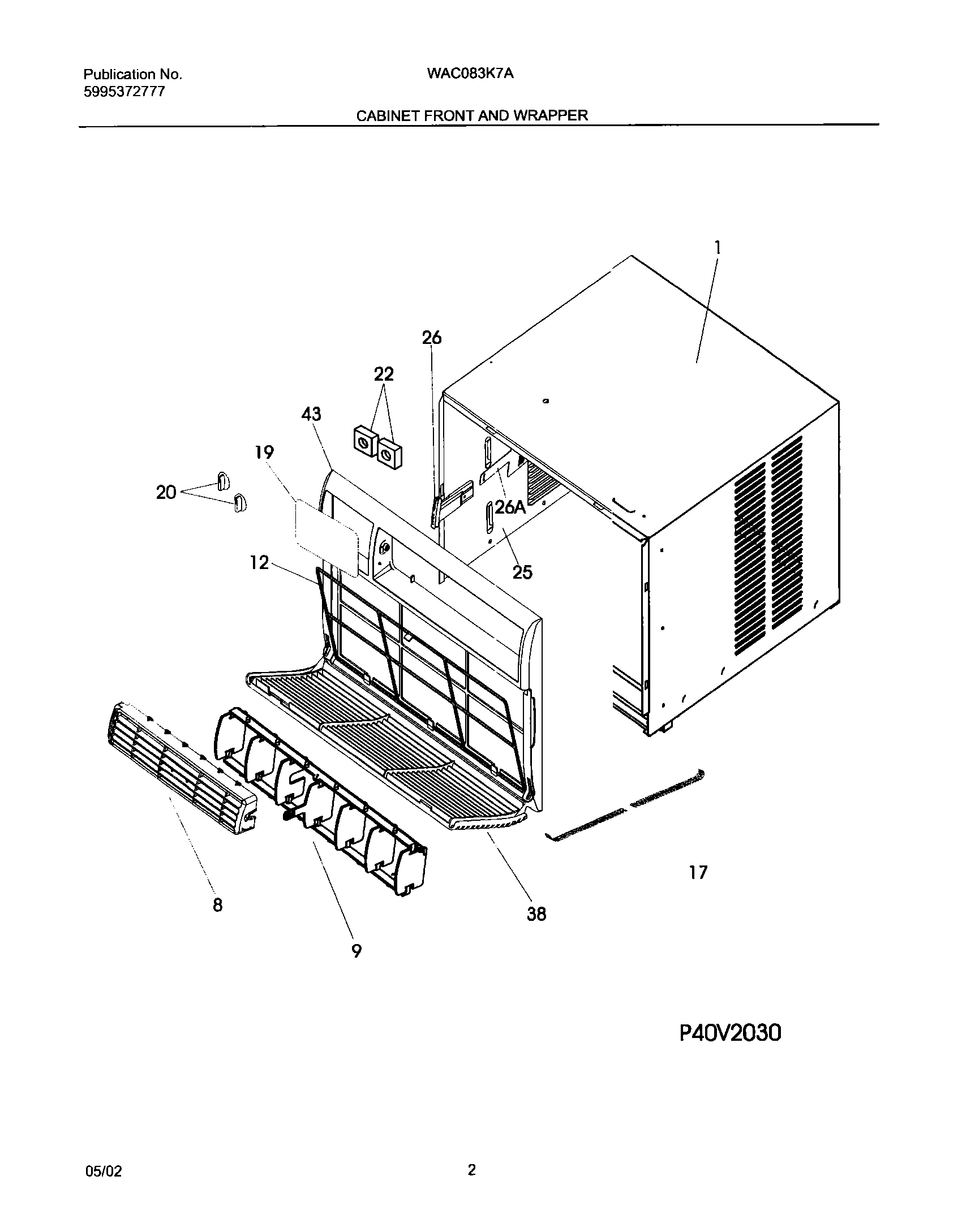 03 - CABINET FRONT AND WRAPPER