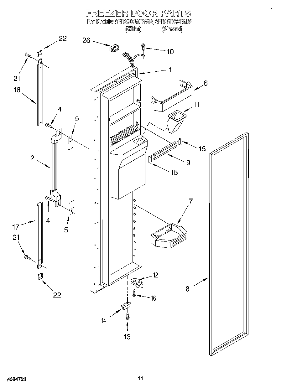 07 - FREEZER DOOR