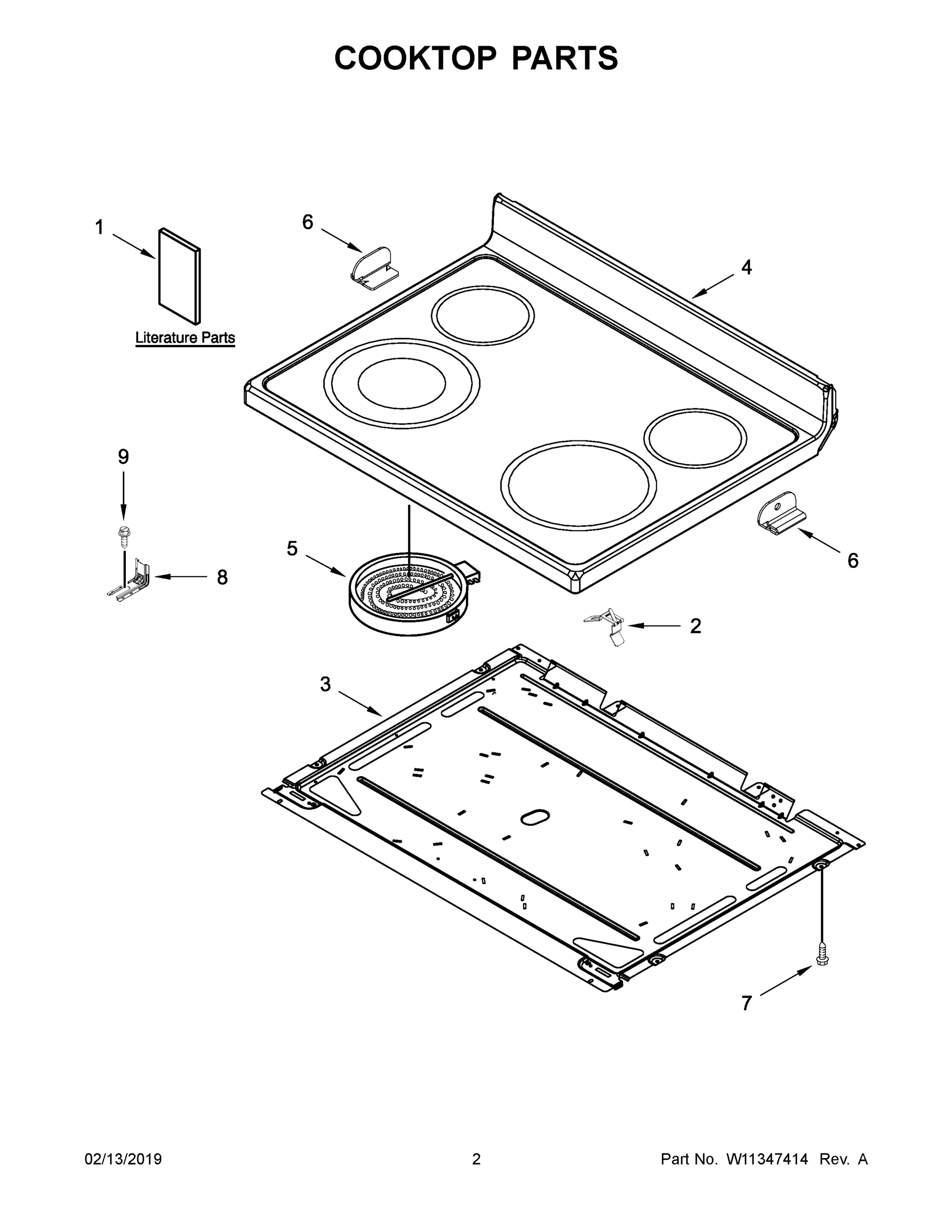 02 - COOKTOP PARTS