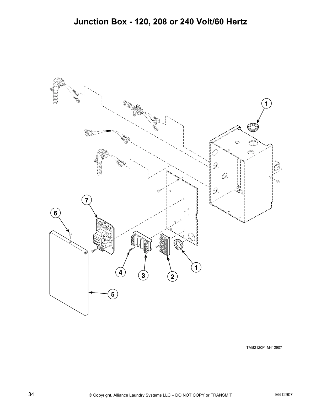 Junction Box - 120, 208 or 240 Volt/60 Hertz
