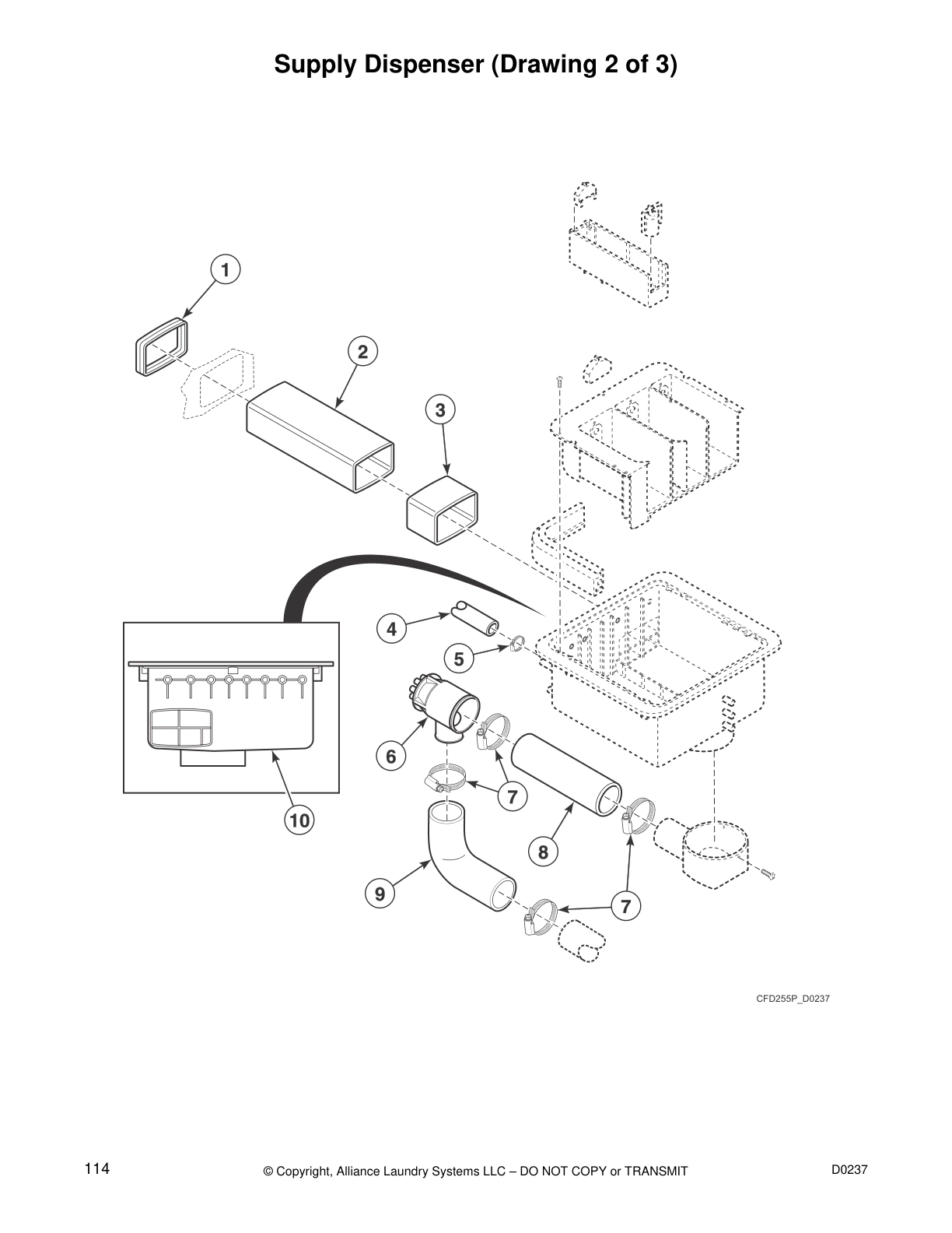 Supply Dispenser (Drawing 2 of 3)