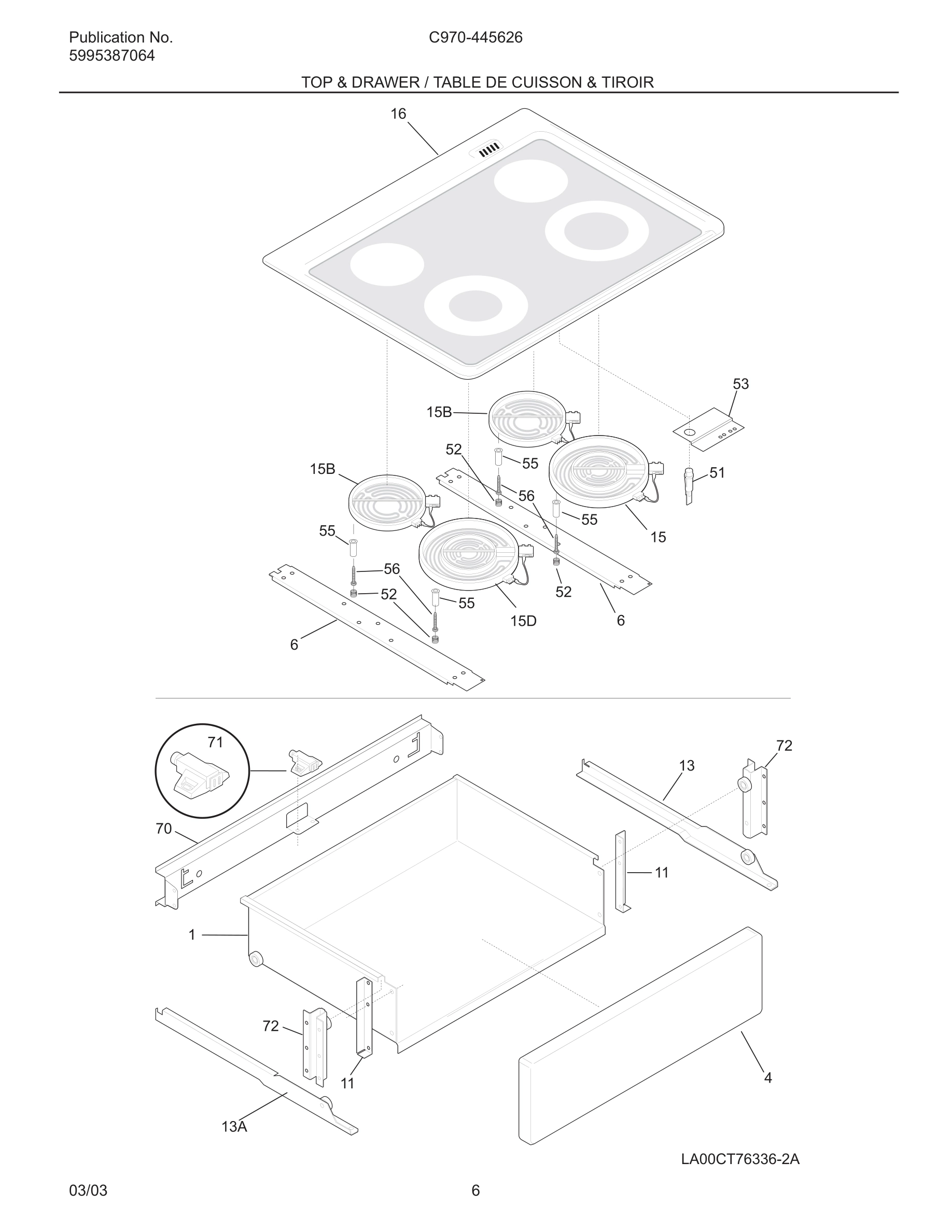 07 - TOP & DRAWER / TABLE DE CUISSON & TIROIR