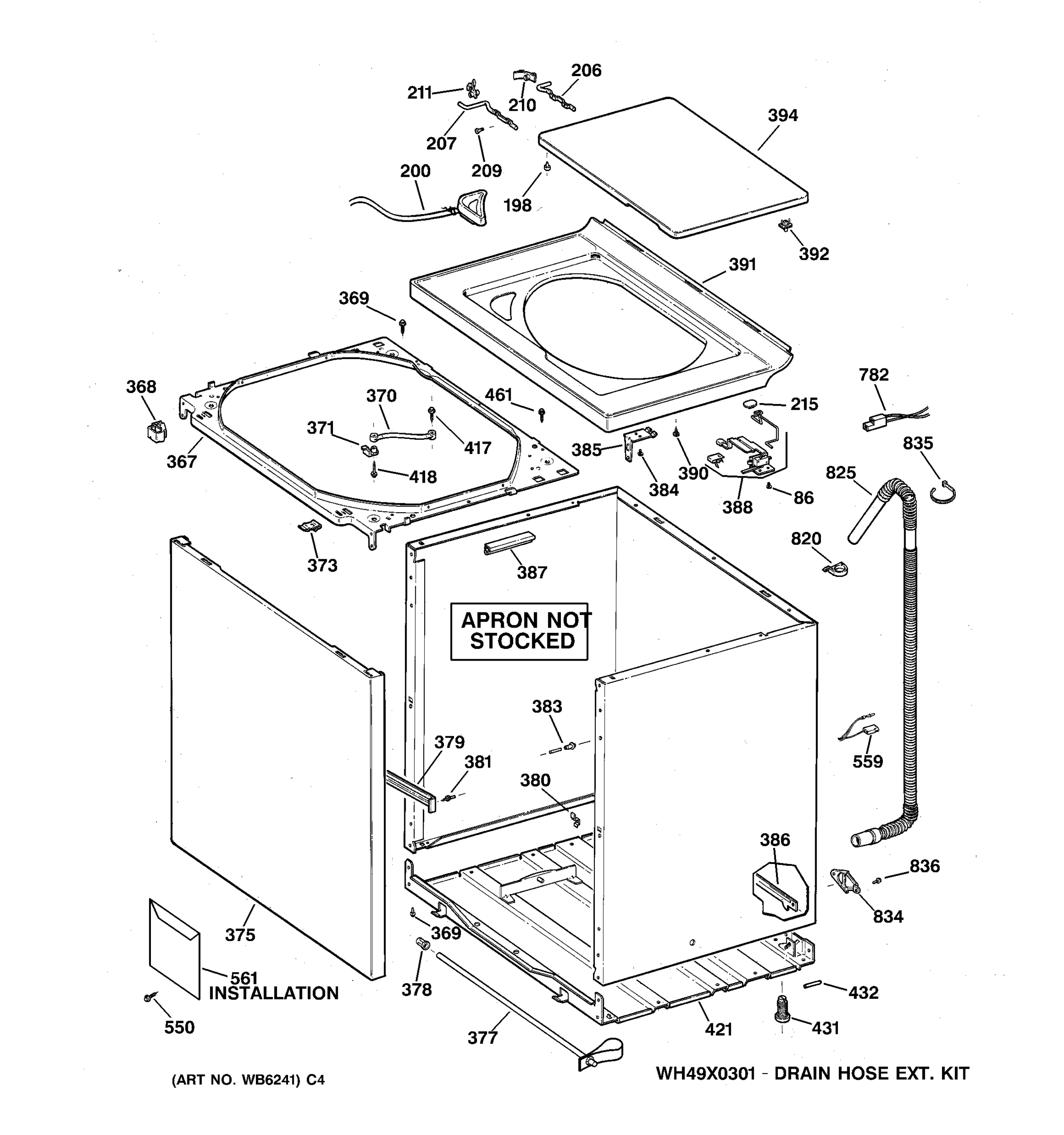CABINET, COVER & FRONT PANEL
