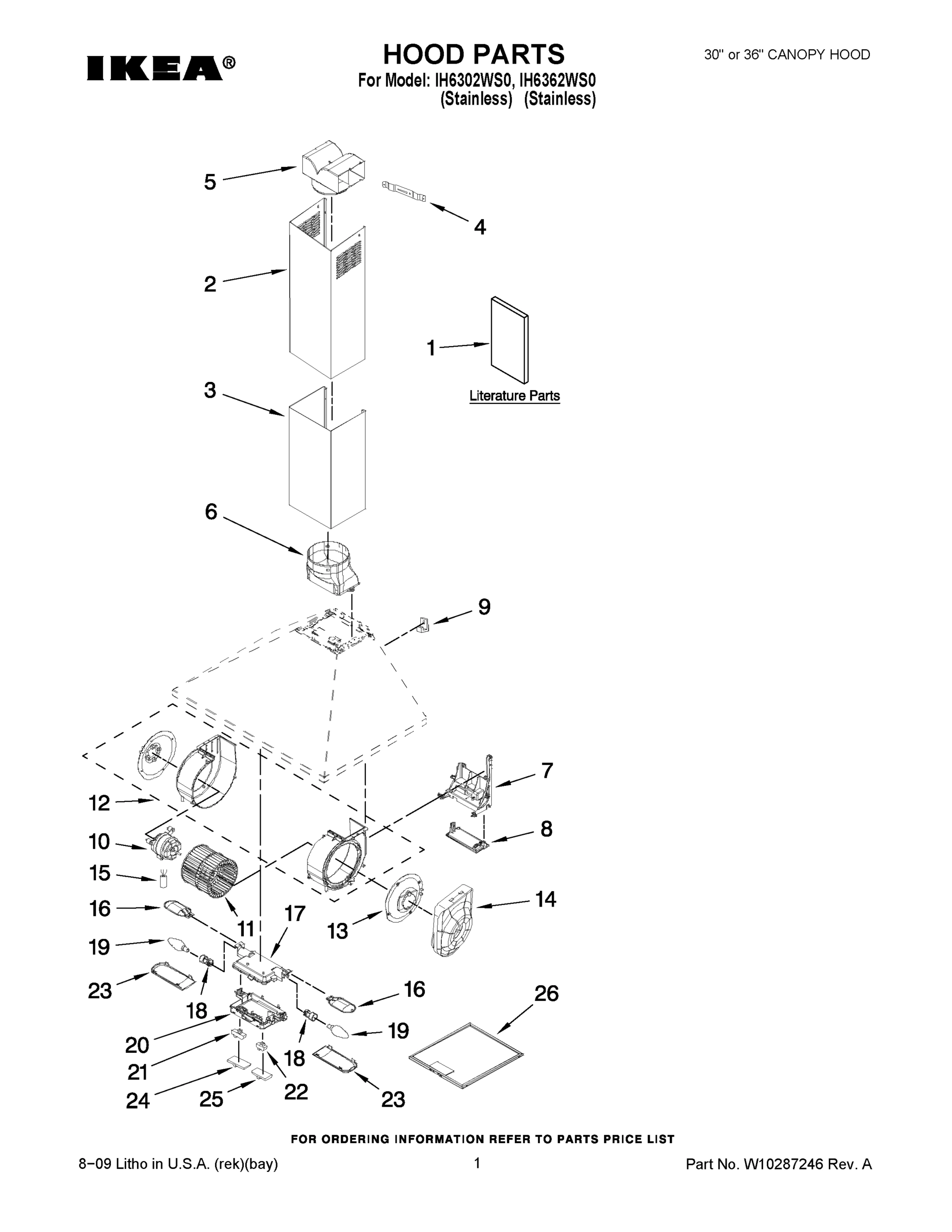 01 - HOOD PARTS
