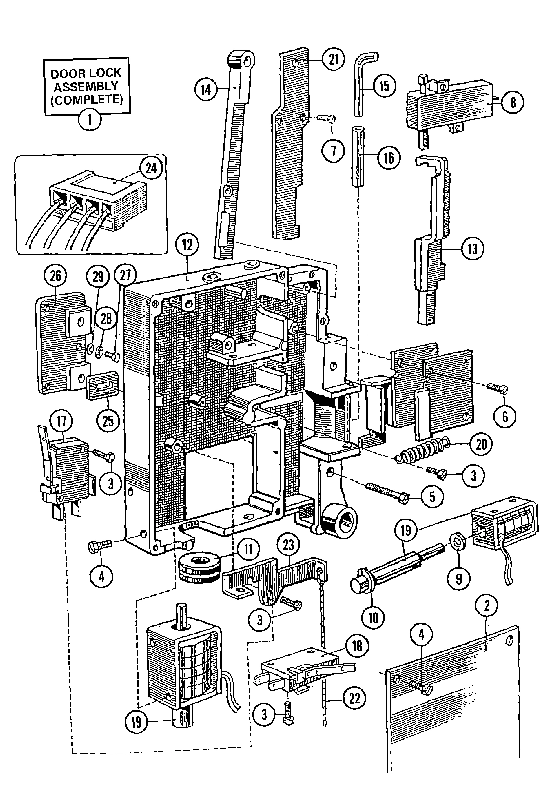 06 - DOOR LOCK ASSEMBLY