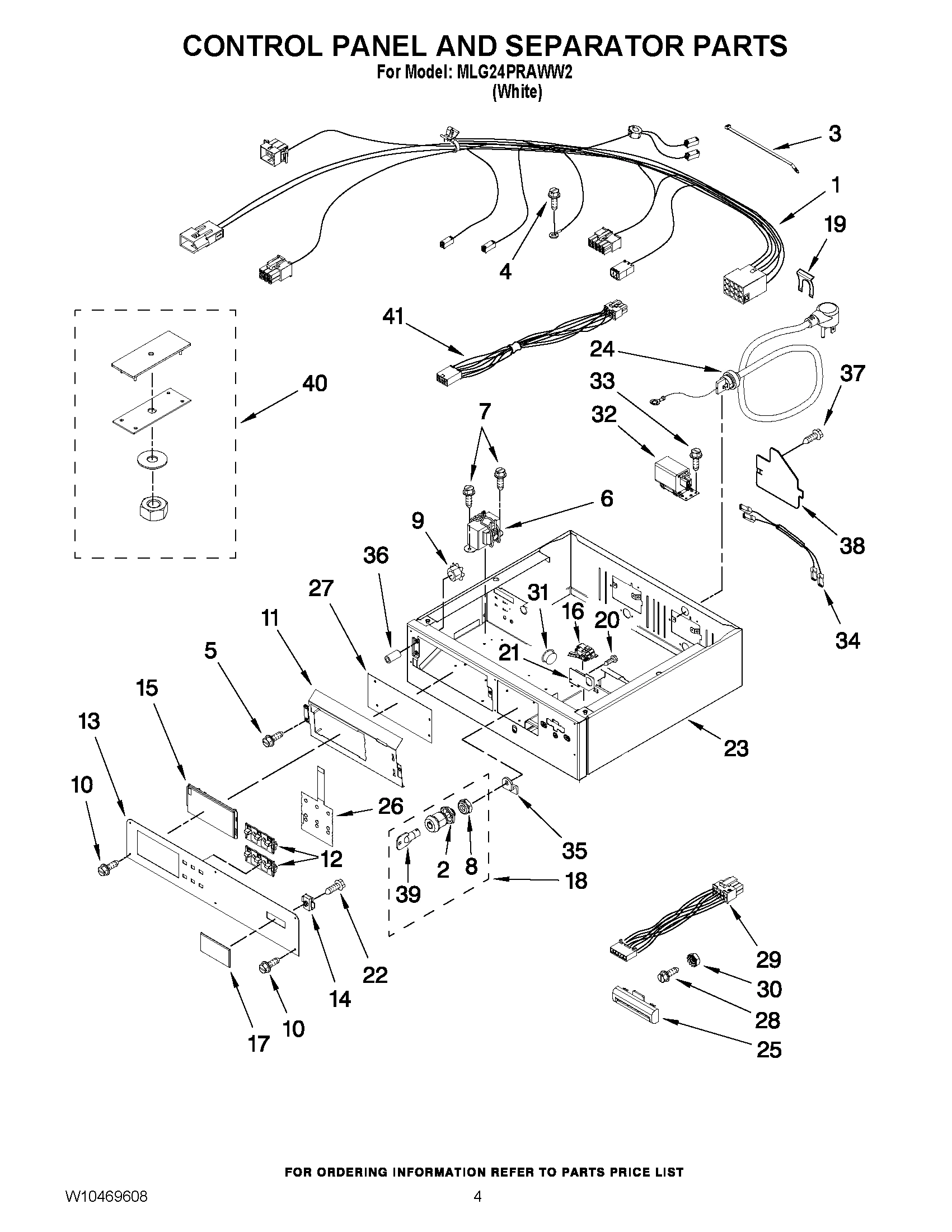 02 - CONTROL PANEL AND SEPARATOR PARTS