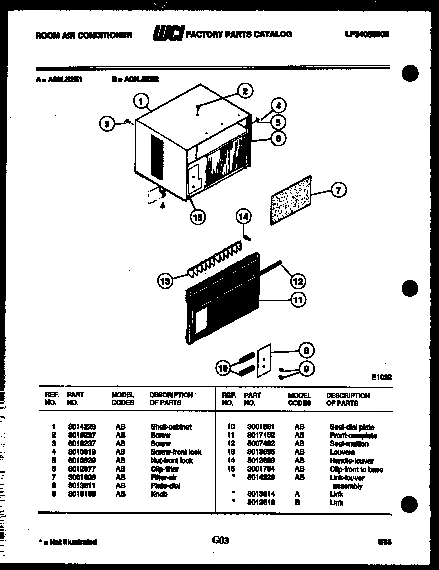 02 - CABINET PARTS
