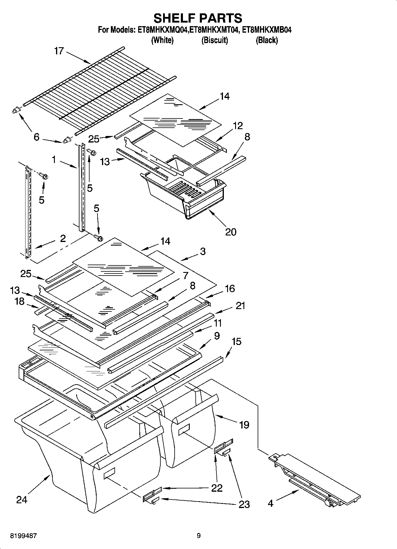 05 - SHELF PARTS, OPTIONAL PARTS