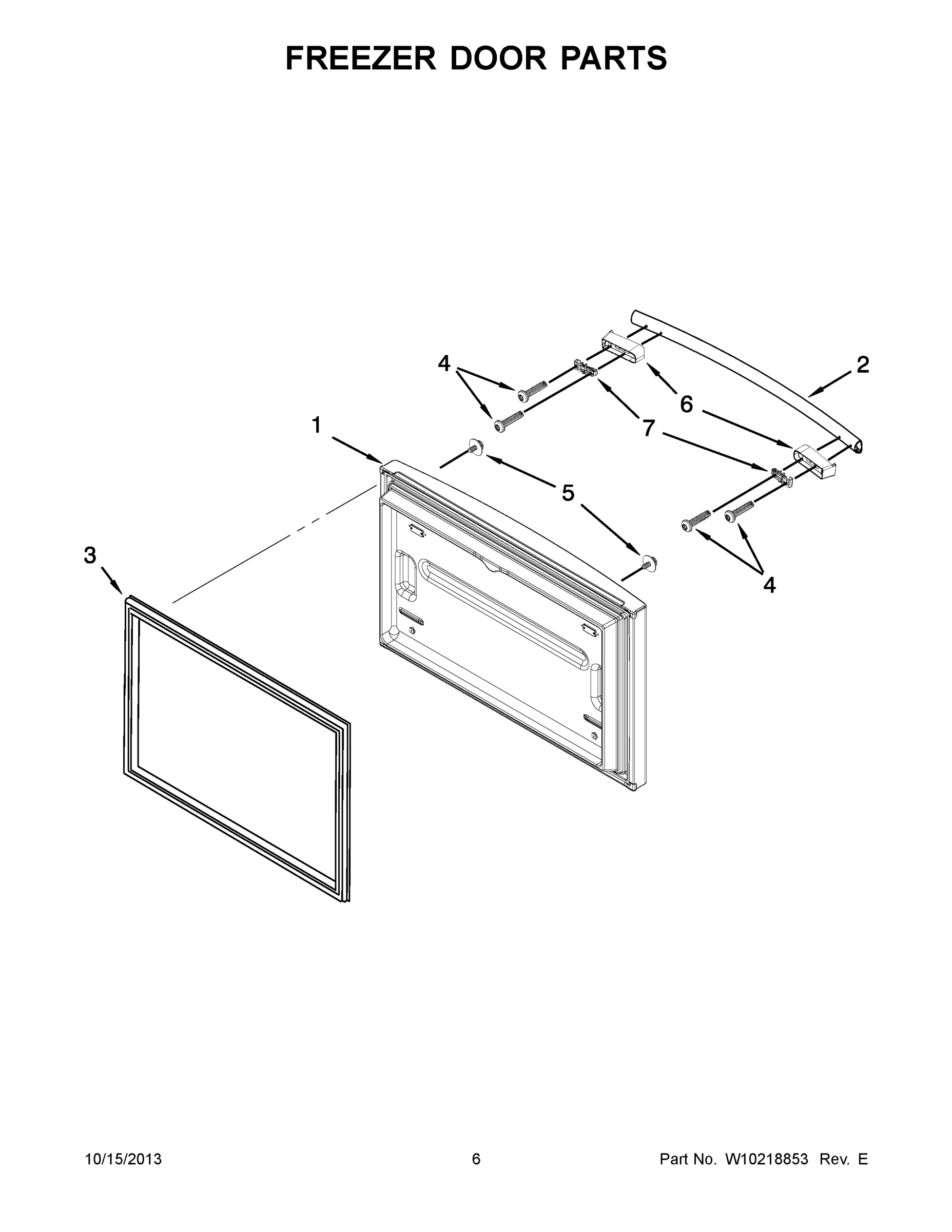 04 - FREEZER DOOR PARTS