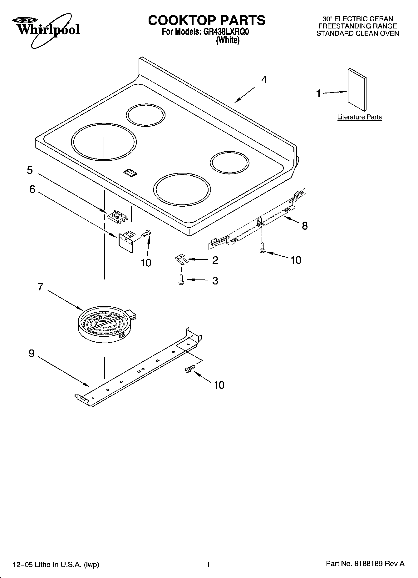 01 - COOKTOP PARTS