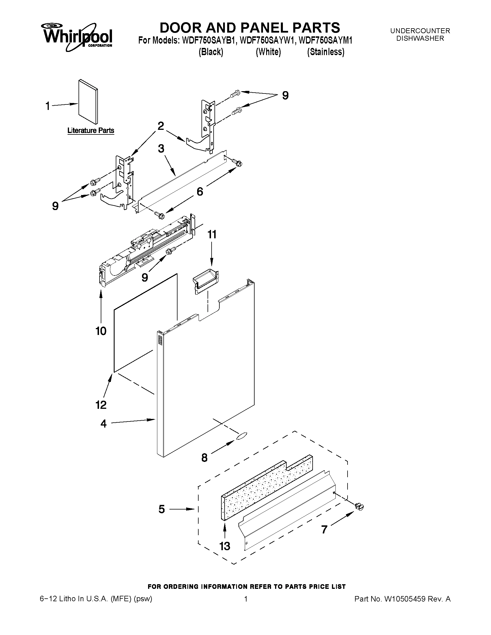 01 - DOOR AND PANEL PARTS