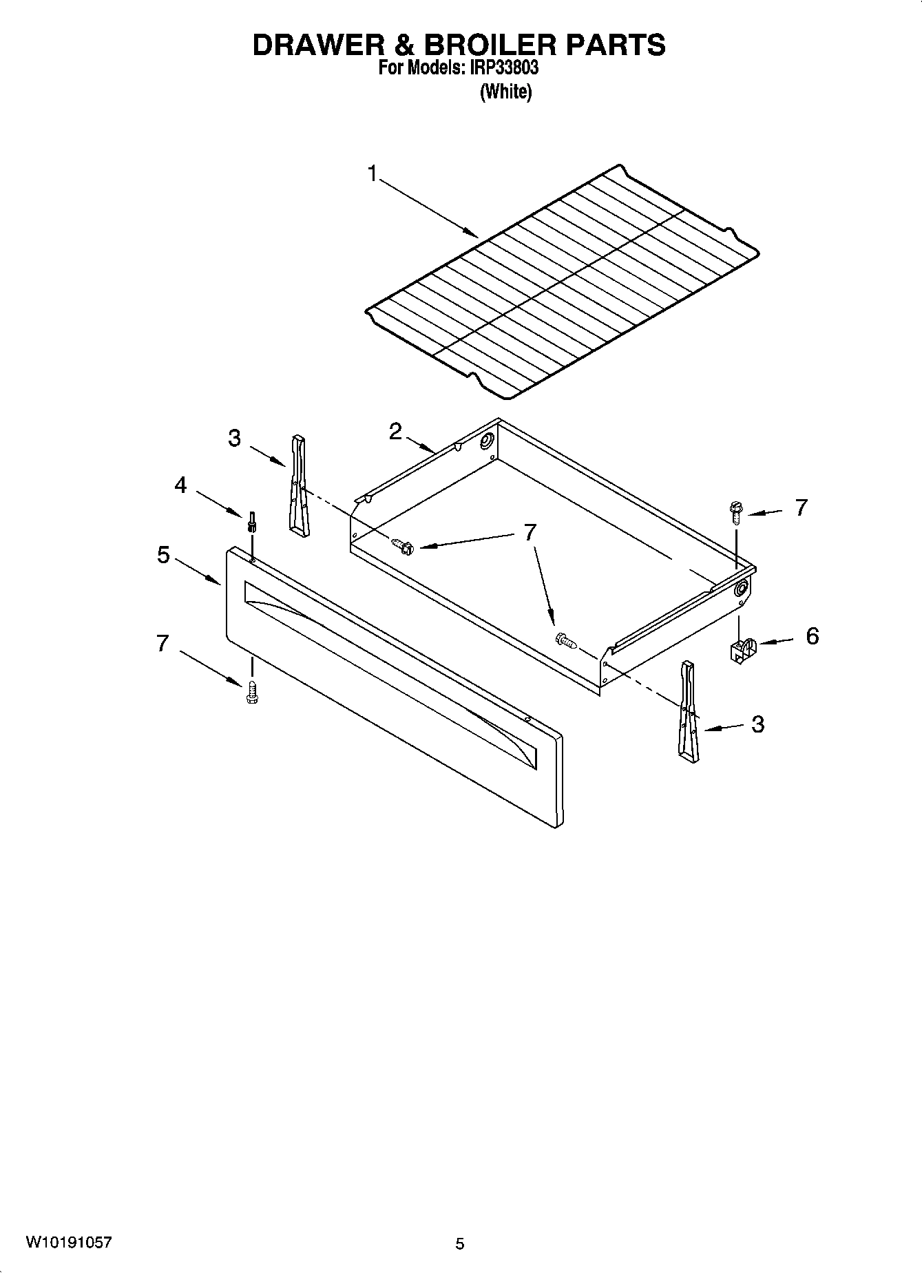 04 - DRAWER & BROILER PARTS