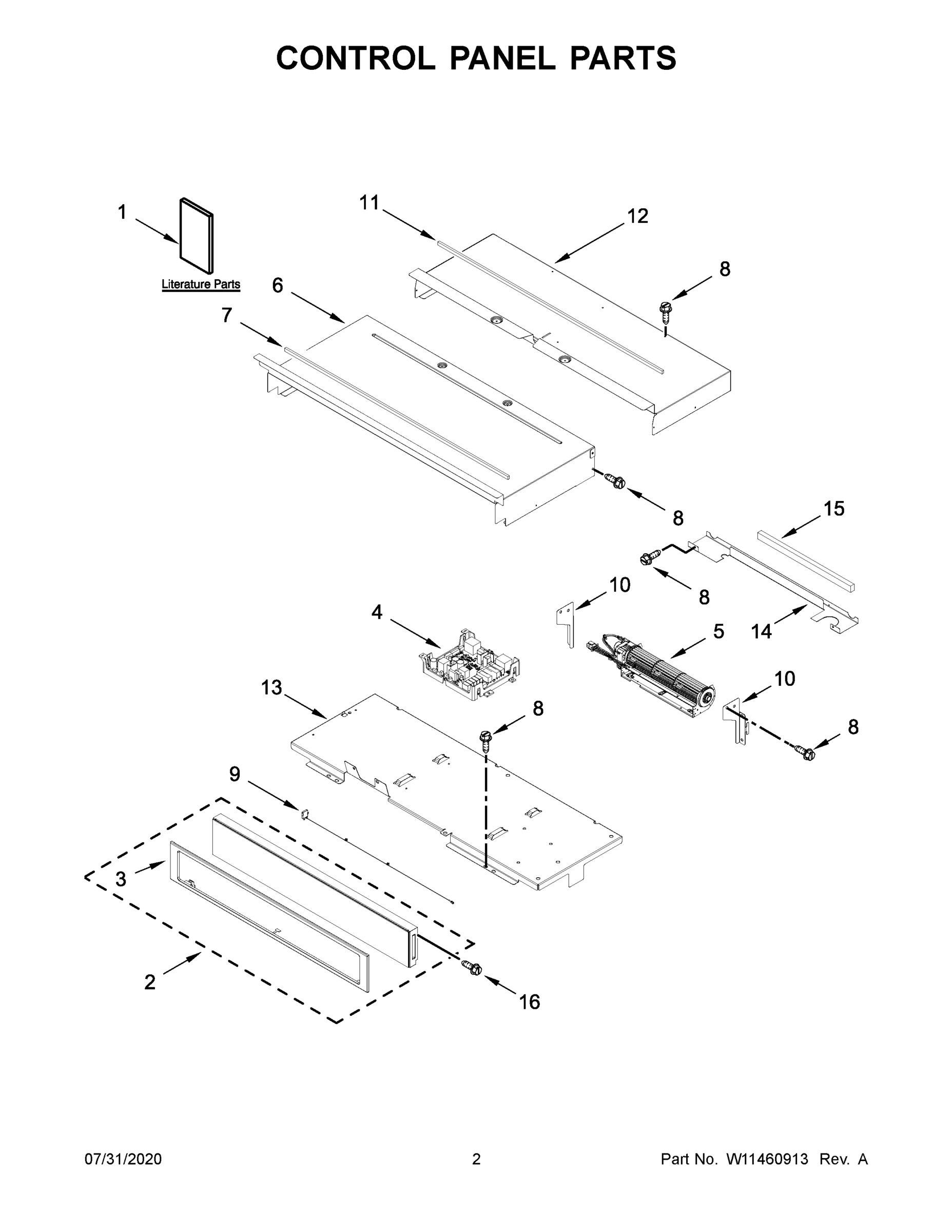 02 - CONTROL PANEL PARTS