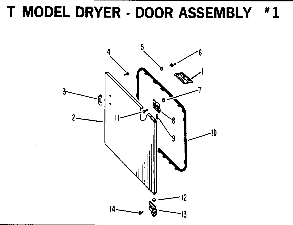 DOOR ASSEMBLY #1