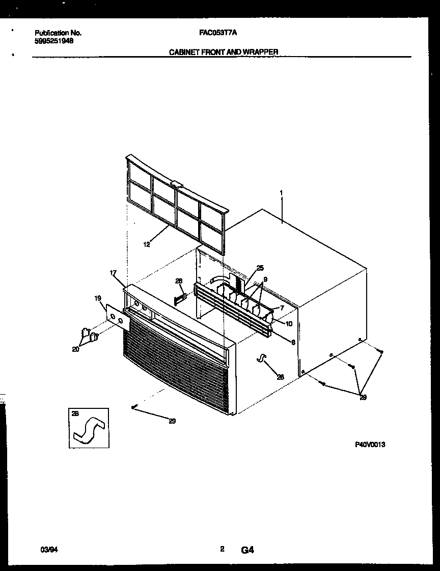 02 - CABINET FRONT AND WRAPPER