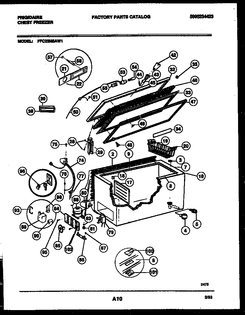 02 - CHEST FREEZER PARTS