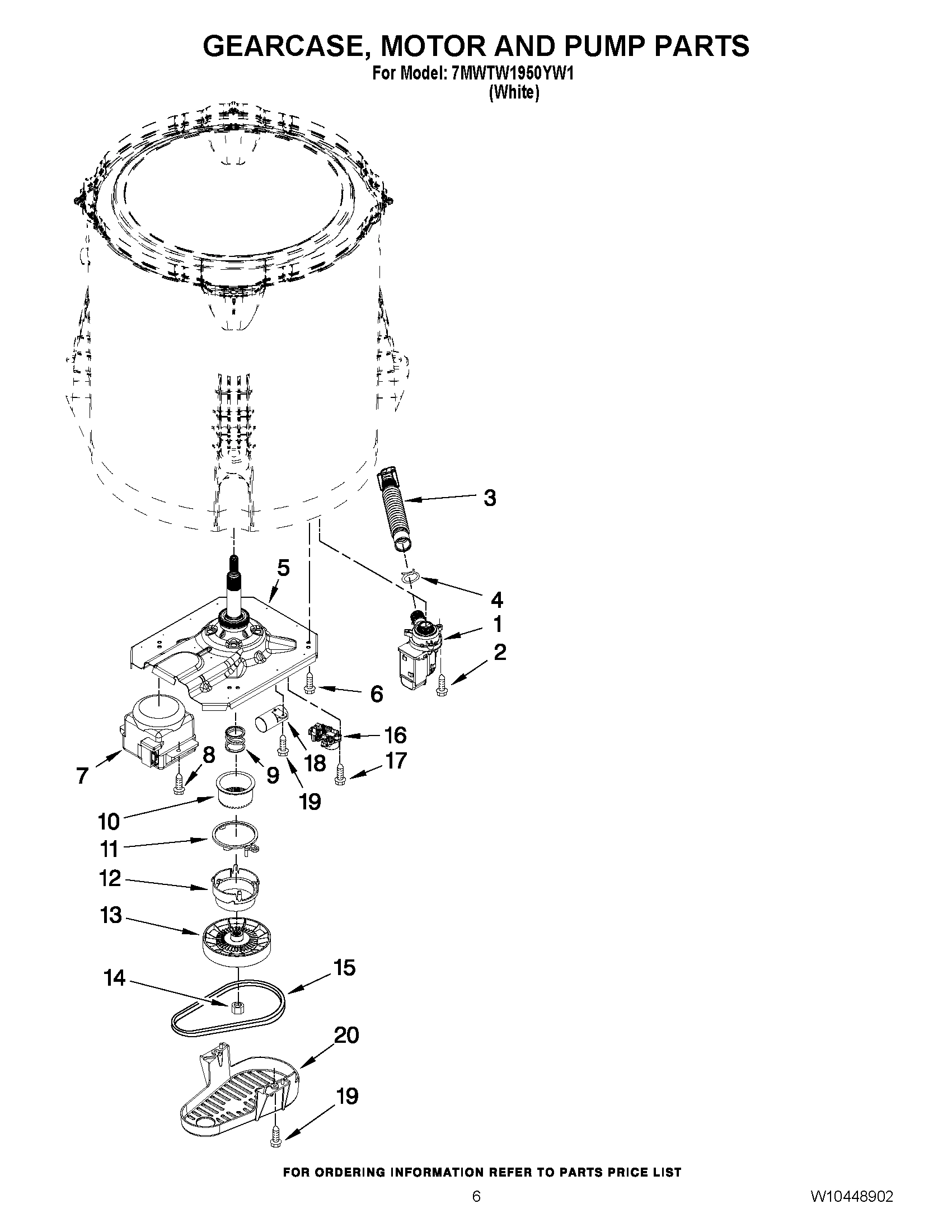 04 - GEARCASE, MOTOR AND PUMP PARTS
