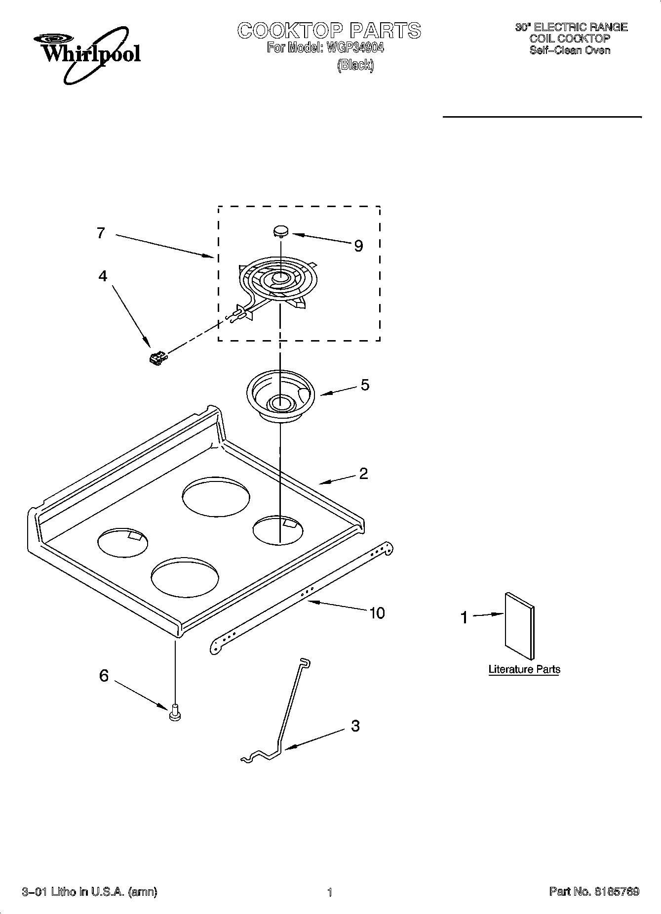 01 - COOKTOP PARTS