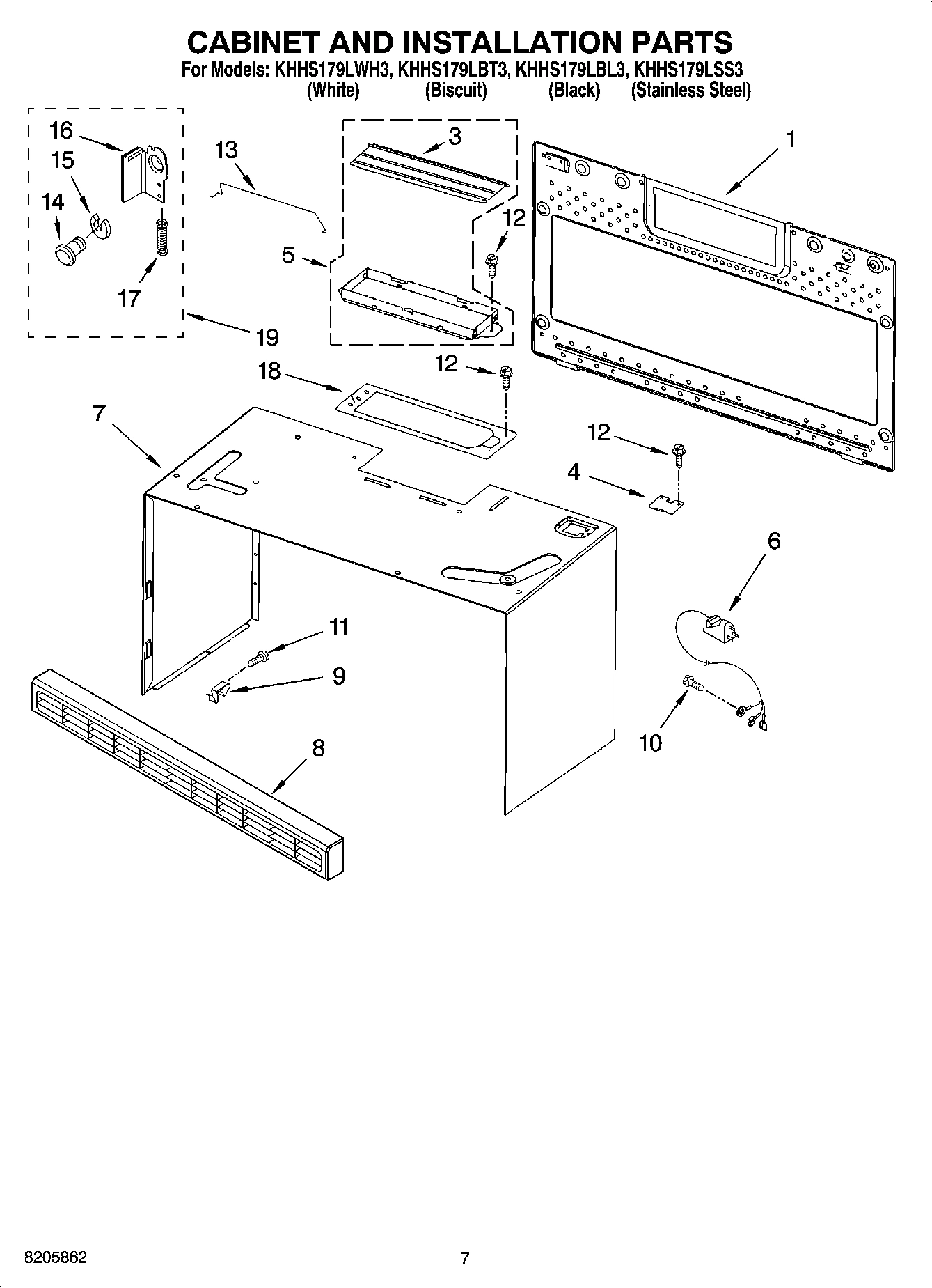 06 - CABINET AND INSTALLATION PARTS