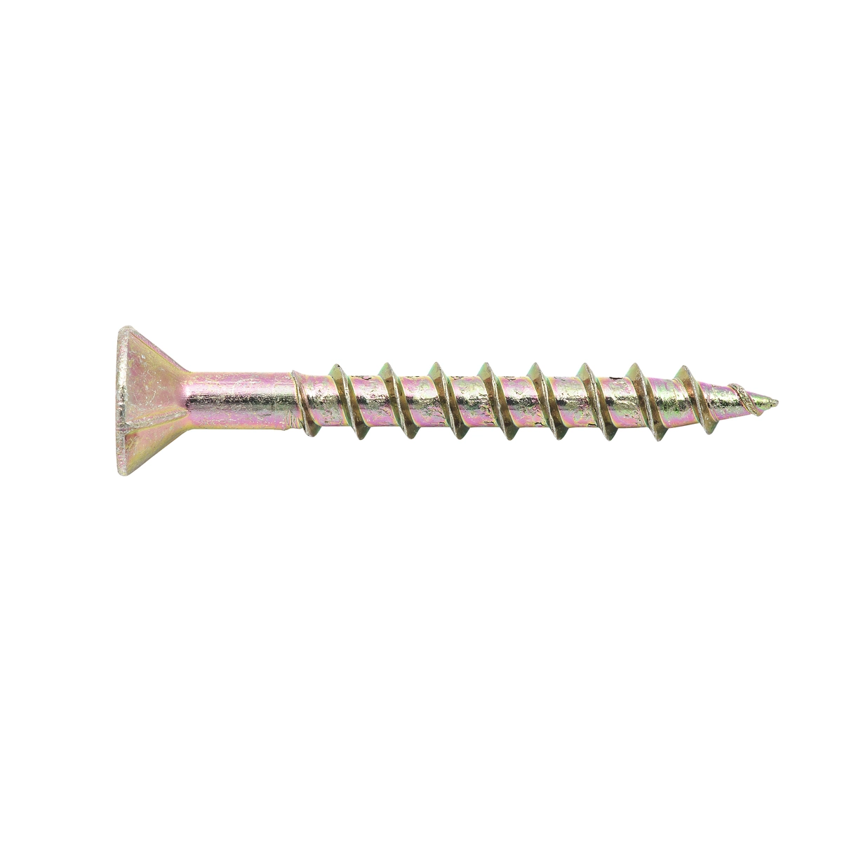 ZENITH® 8G x 35mm Gold Passivated, Phillips Drive, Chipboard Screws – Internal Use – 30 Pack