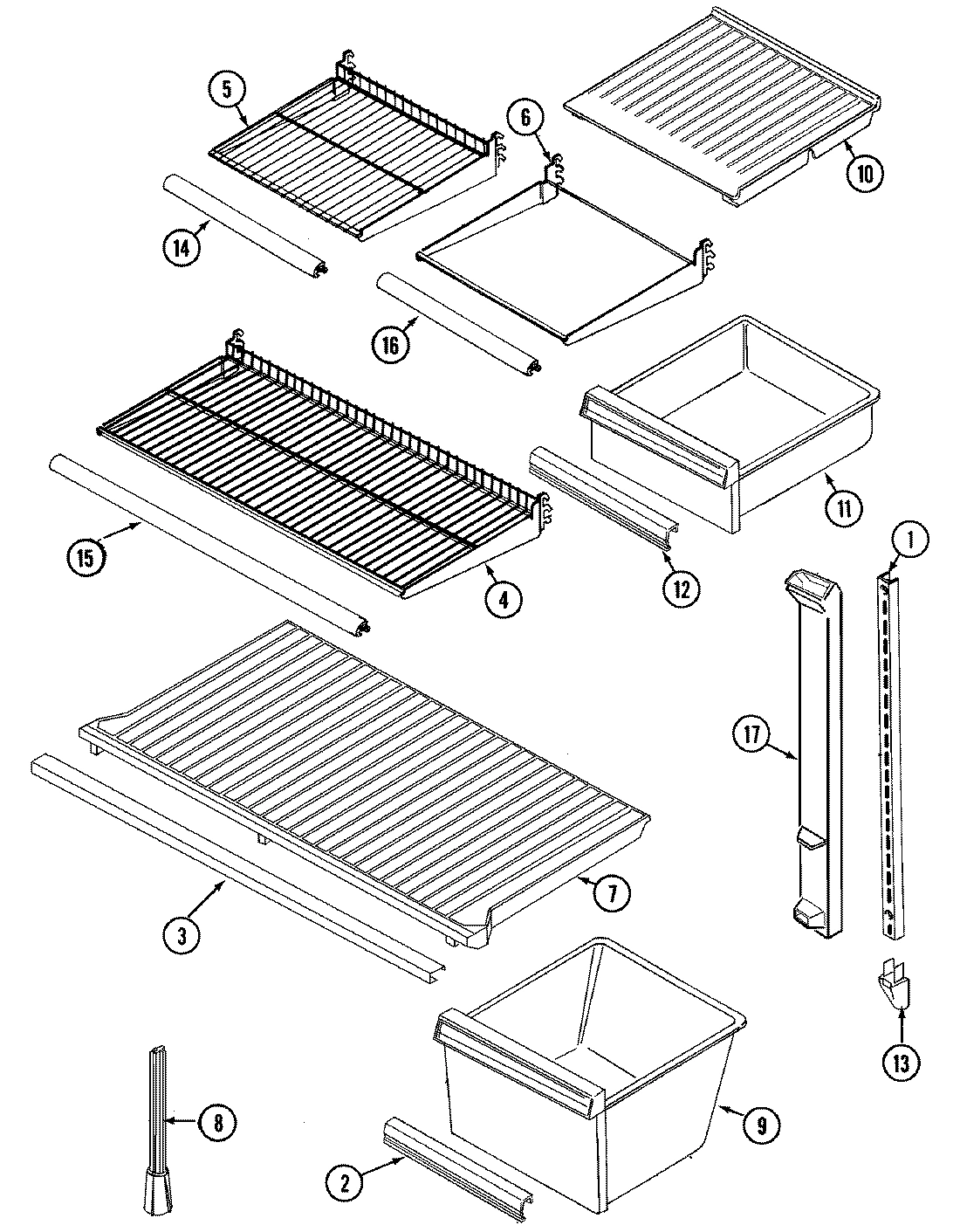 07 - SHELVES & ACCESSORIES