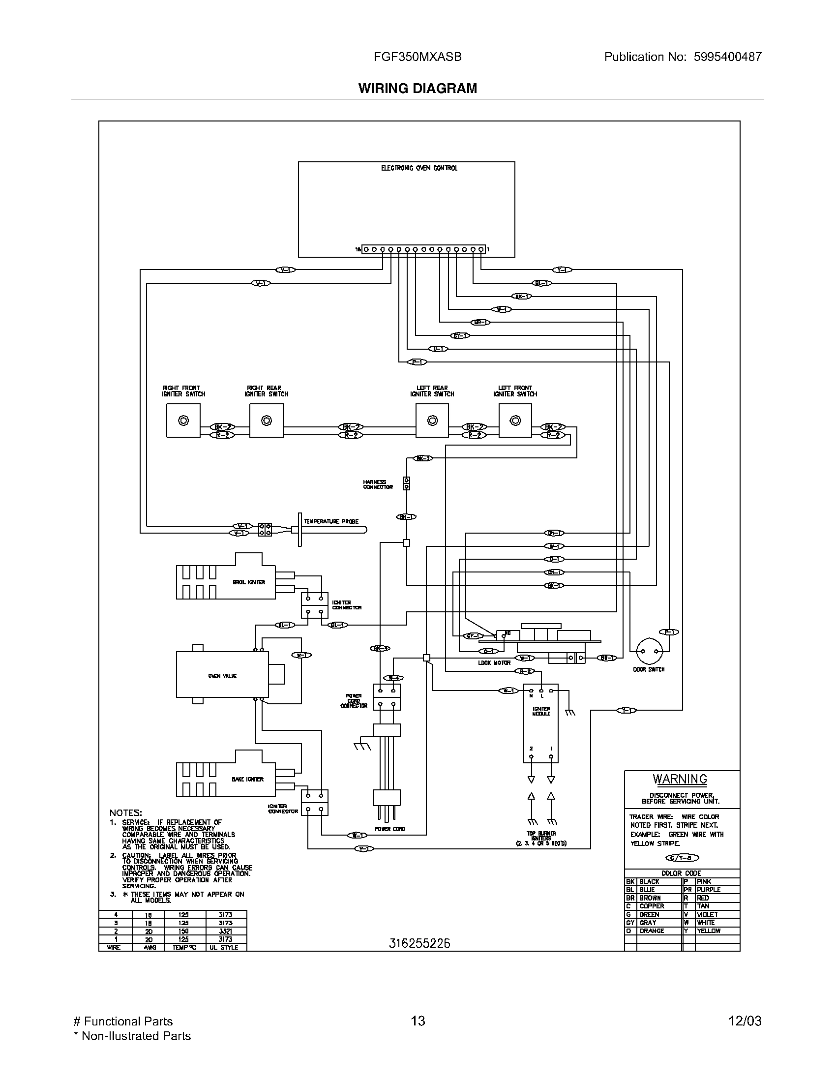 13 - WIRING DIAGRAM