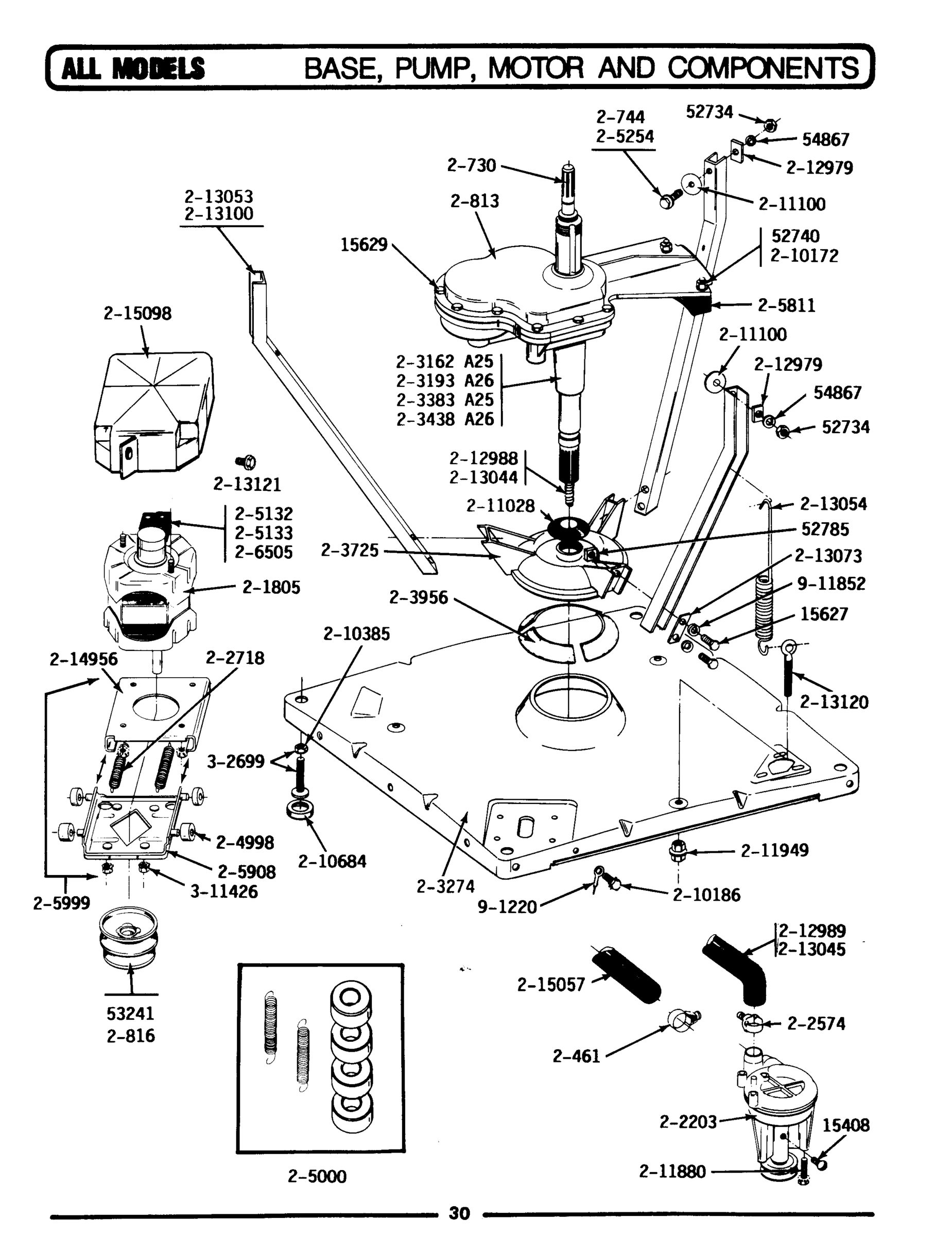 07 - BASE, PUMP, MOTOR & COMPONENTS