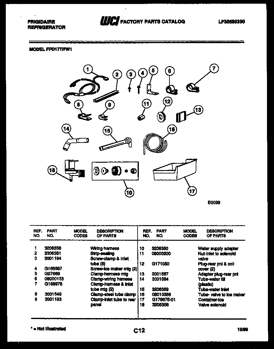 07 - ICE MAKER INSTALLATION PARTS