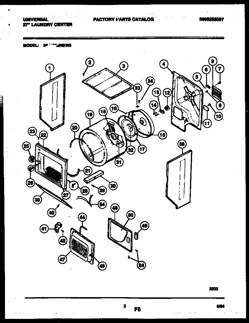 02 - CABINET AND COMPONENT PARTS