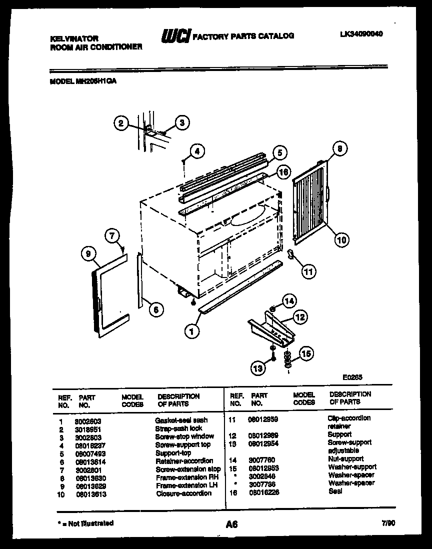 06 - CABINET AND INSTALLATION PARTS