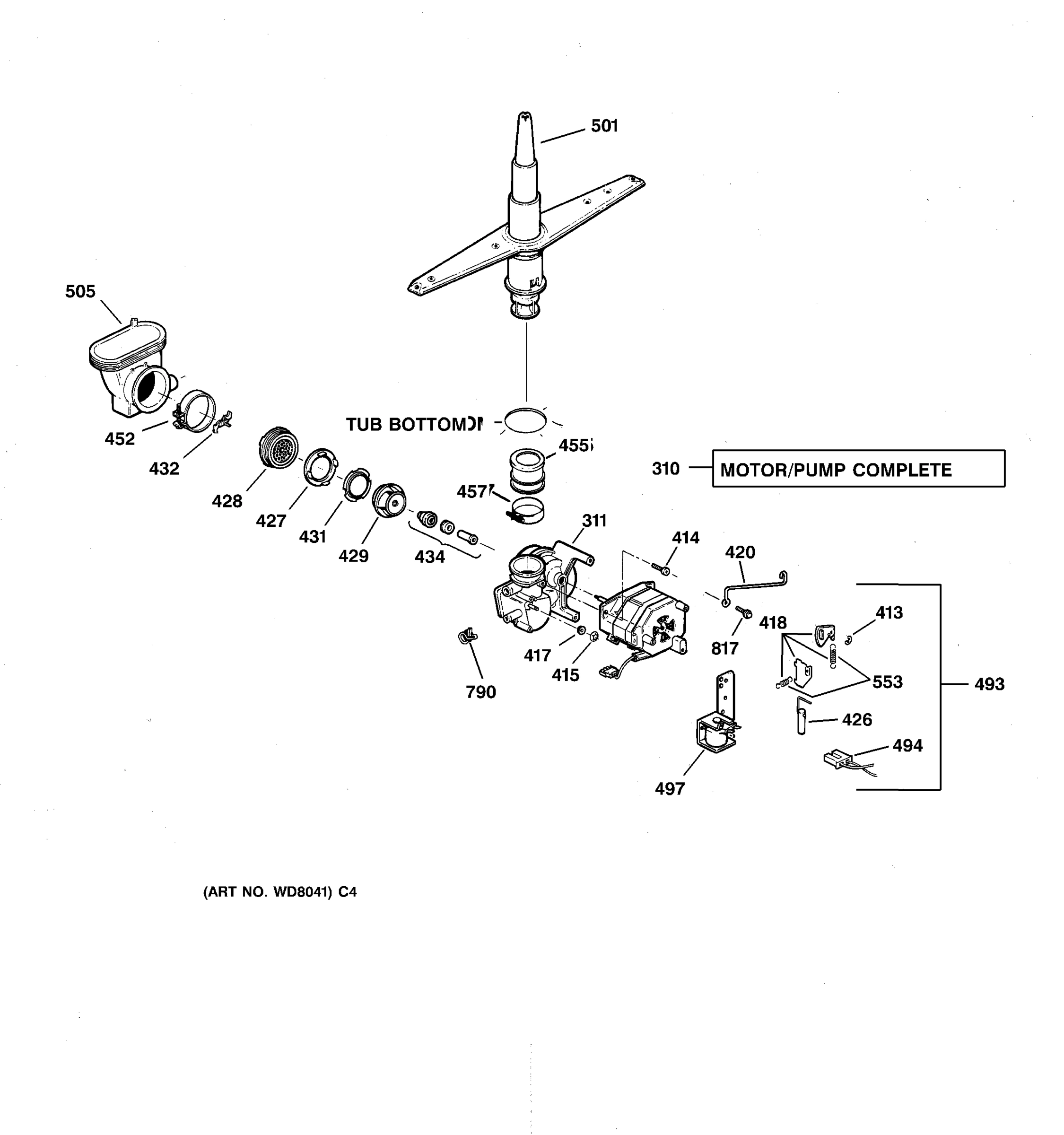 MOTOR-PUMP MECHANISM