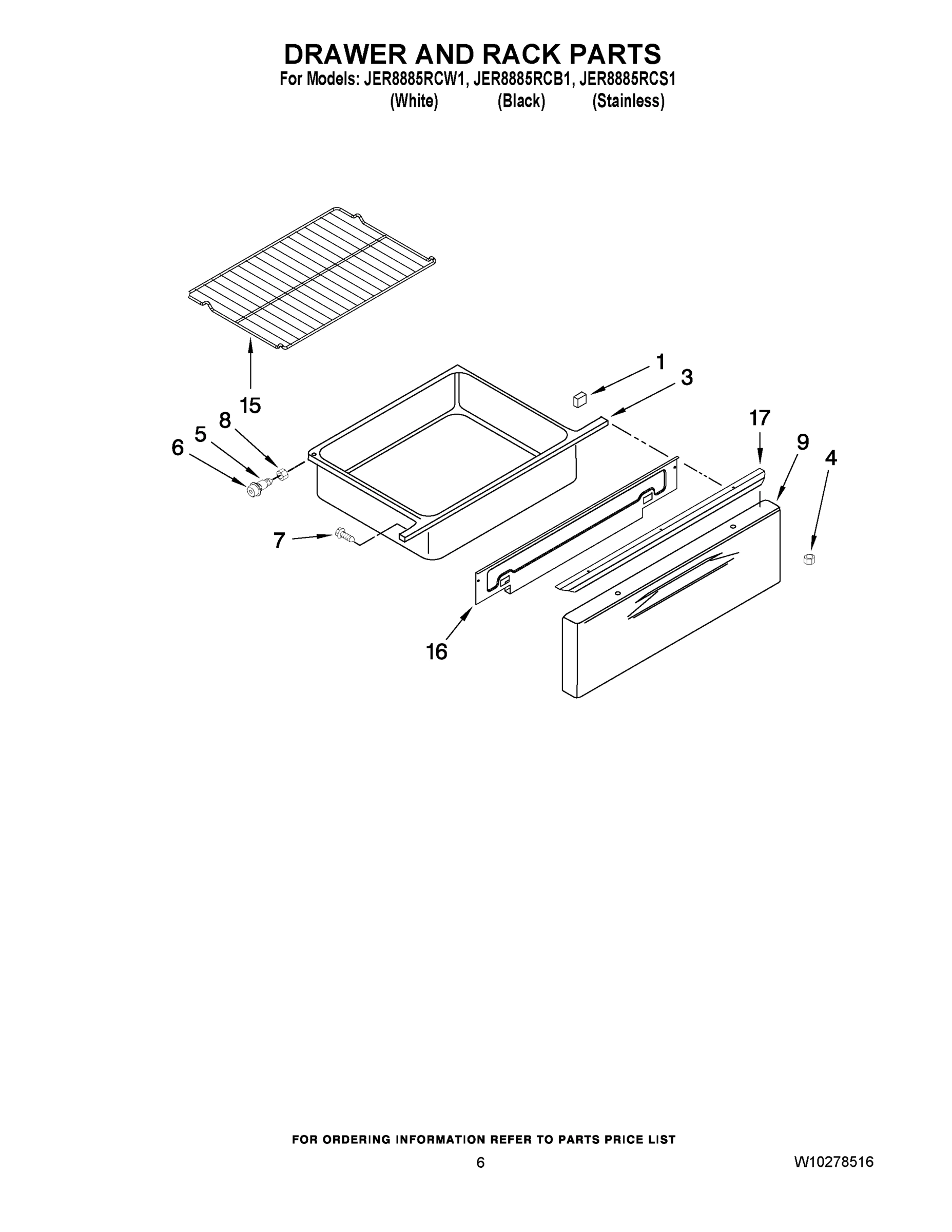 05 - DRAWER AND RACK PARTS