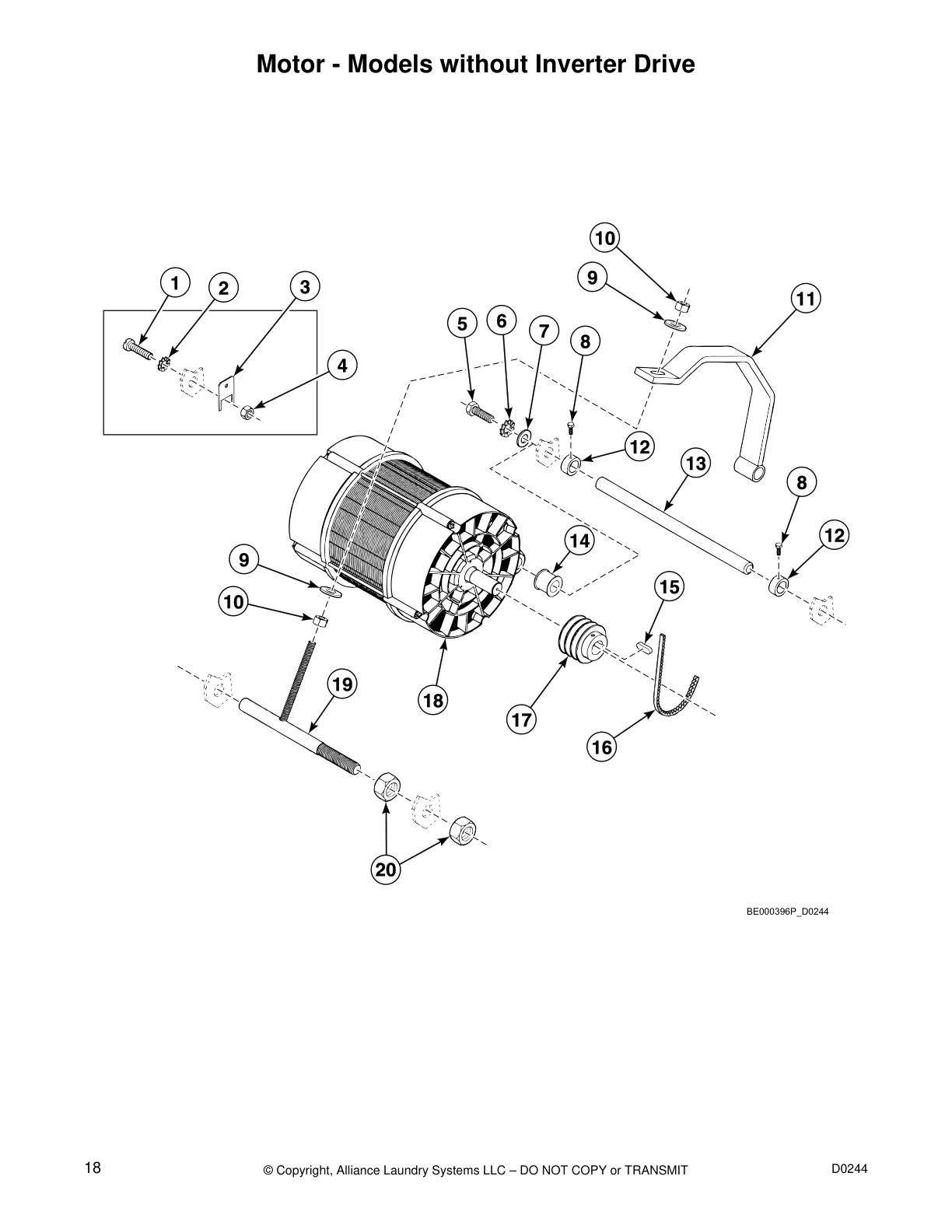 Motor - Models without Inverter Drive