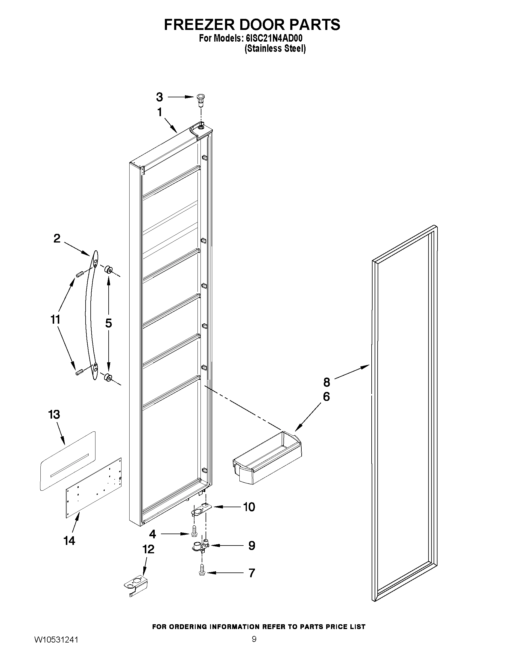 06 - FREEZER DOOR PARTS