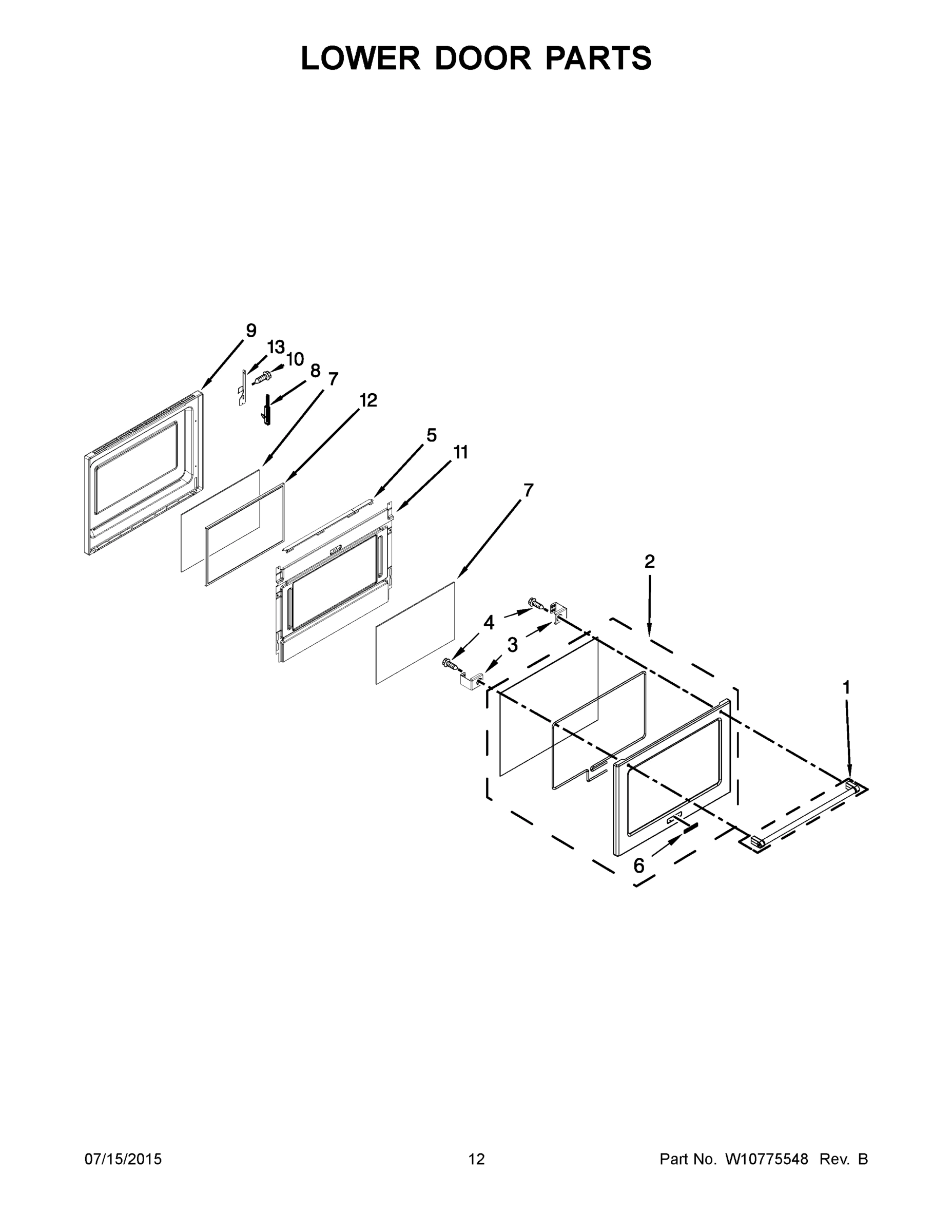 07 - LOWER DOOR PARTS