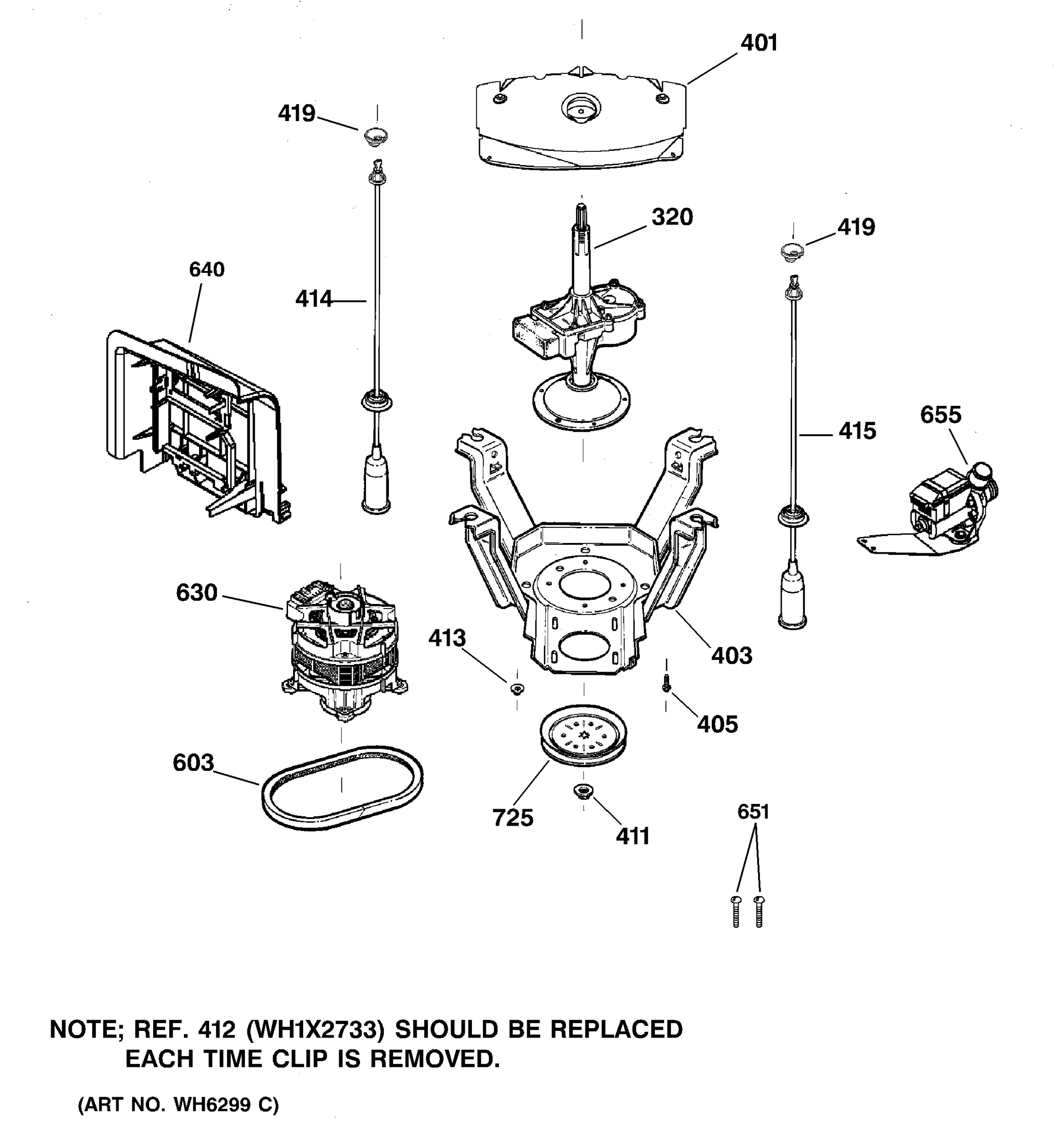 SUSPENSION, PUMP & DRIVE COMPONENTS