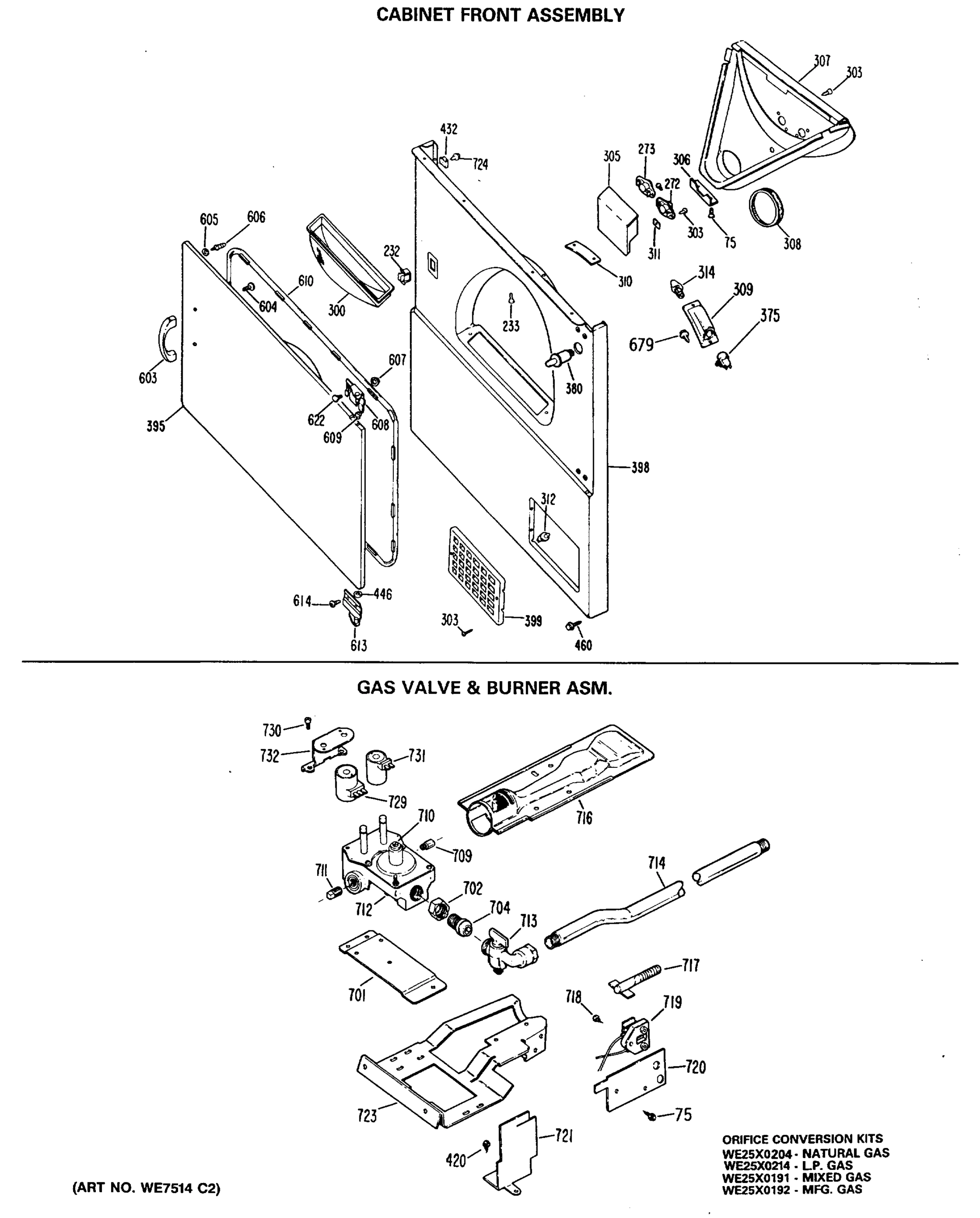 CABINET FRONT ASSEMBLY